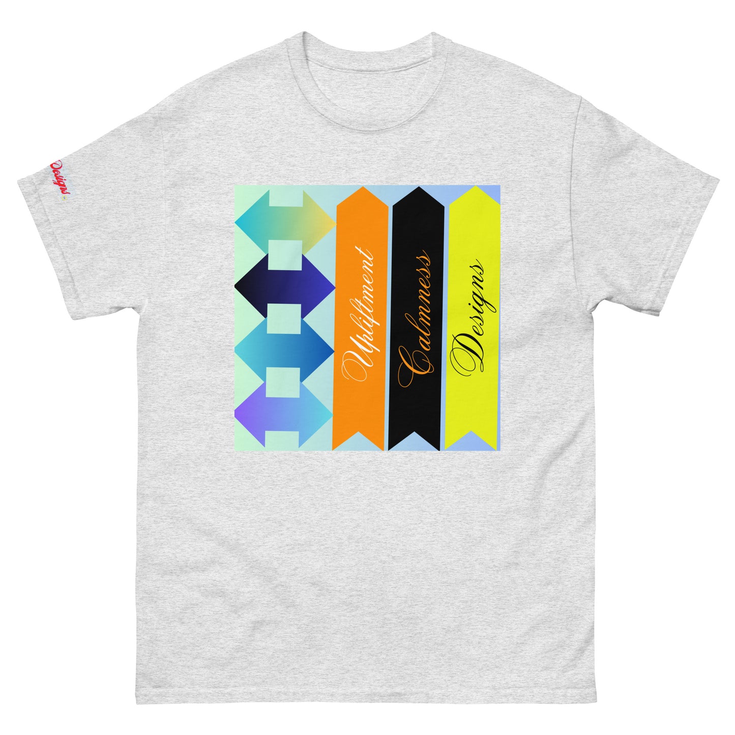 Upliftment, Double Head Arrow, Arrow, Calmness Designs, Creative Designs Men's classic tee