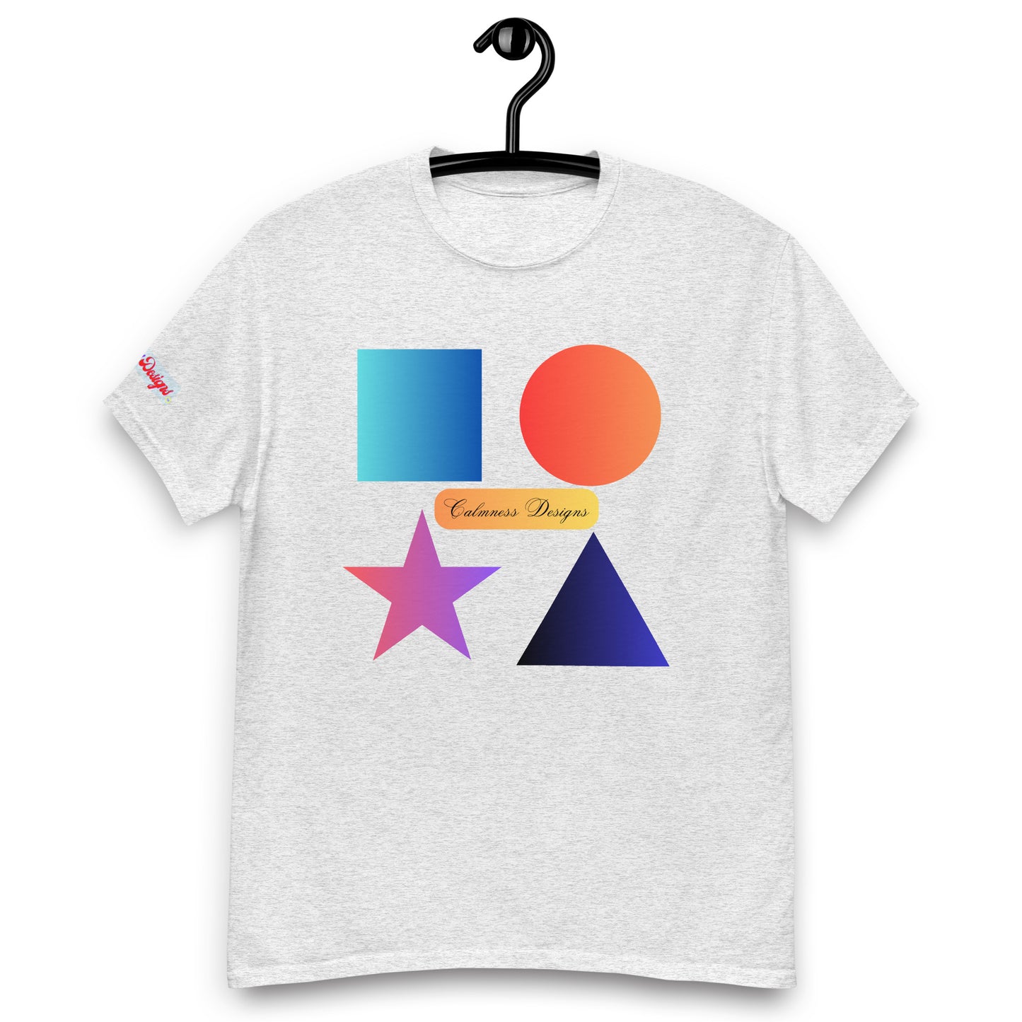 Square, Triangle, Circle, Star, Calmness Designs, Creative Designs, Men's classic tee