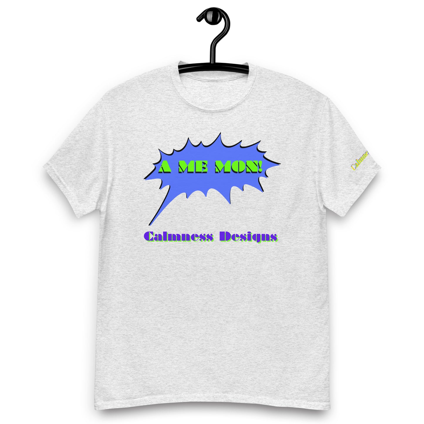Scream Comic Speech Bubble, A ME MON!, Calmness Designs, Men's classic tee