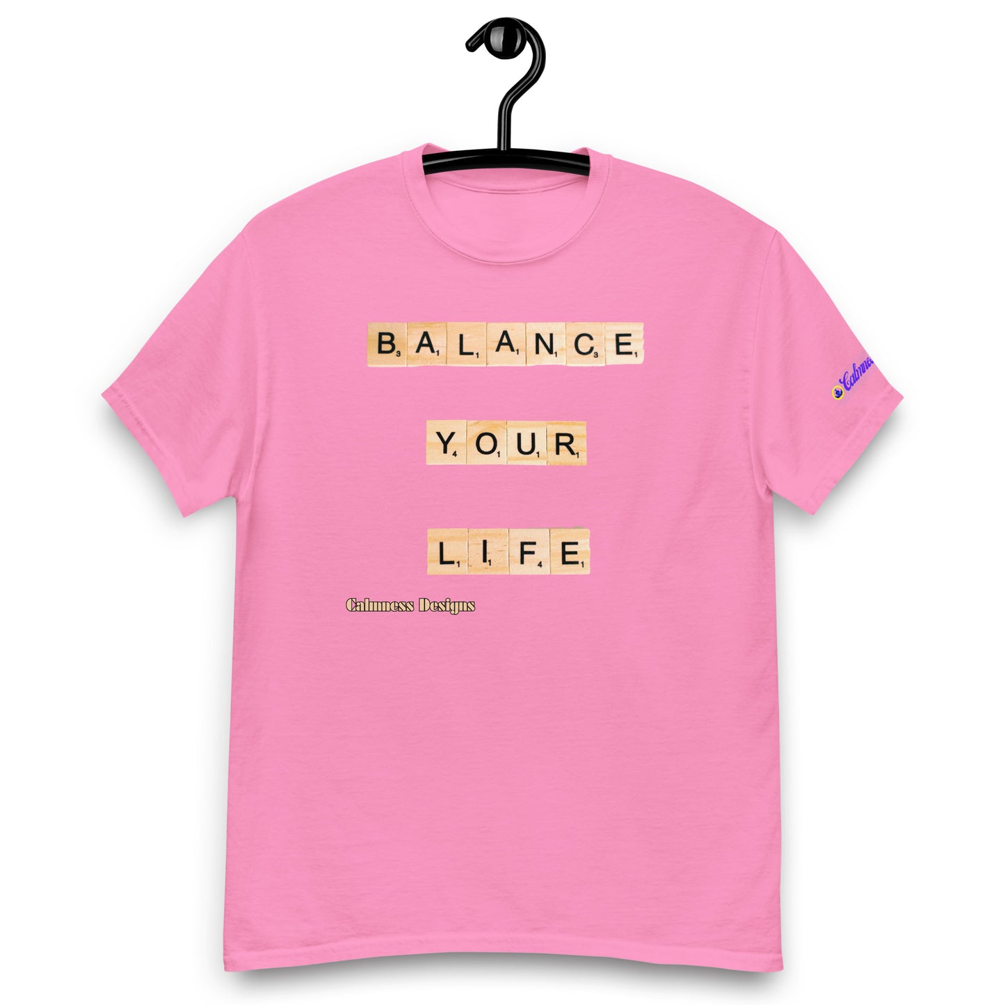 BALANCE YOUR LIFE, Calmness Designs, Creative Designs, Men's classic tee
