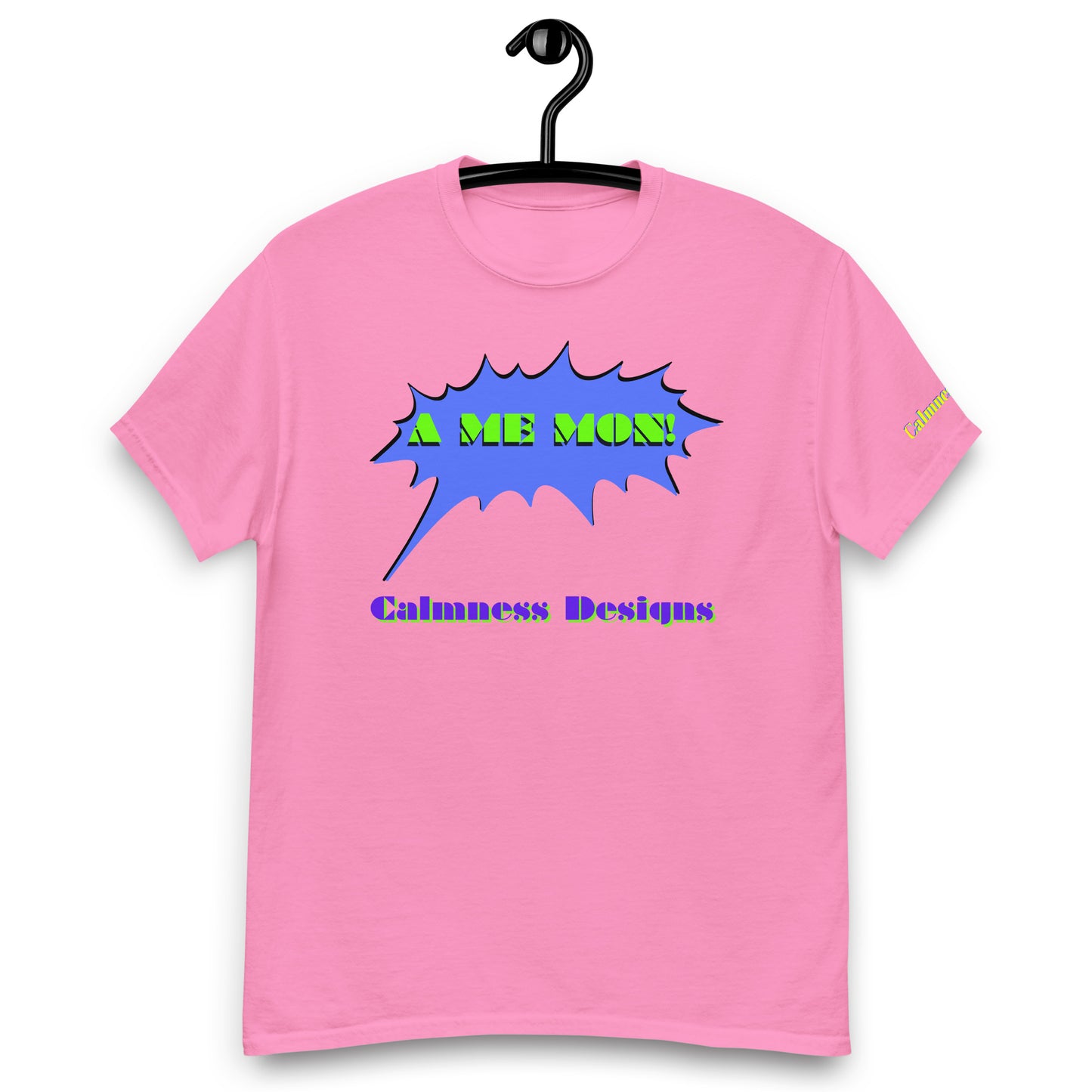 Scream Comic Speech Bubble, A ME MON!, Calmness Designs, Men's classic tee