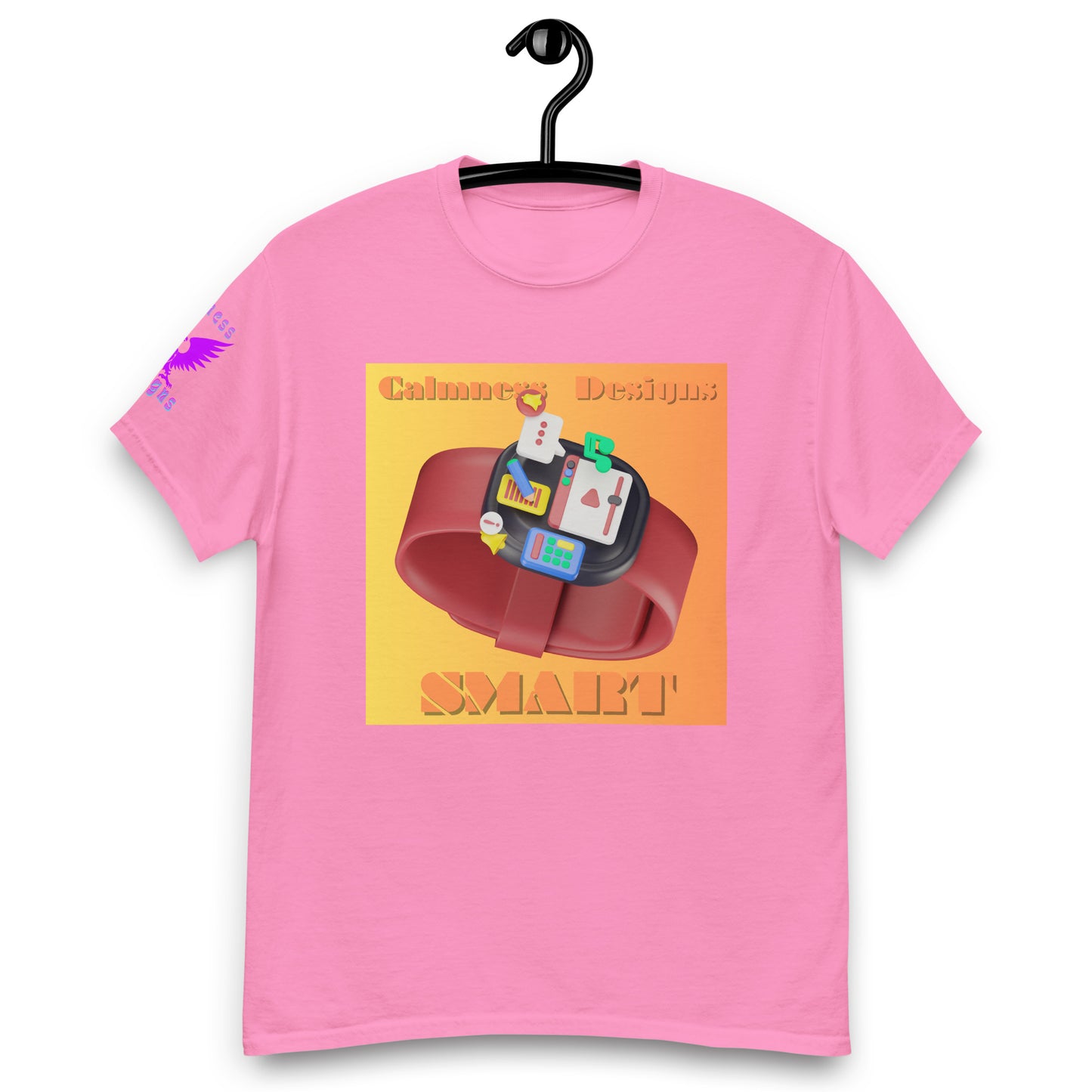 3D Digital SMART Watch Apps Feature, CALMNESS DESIGNS, Creative Designer's, Men's classic tee