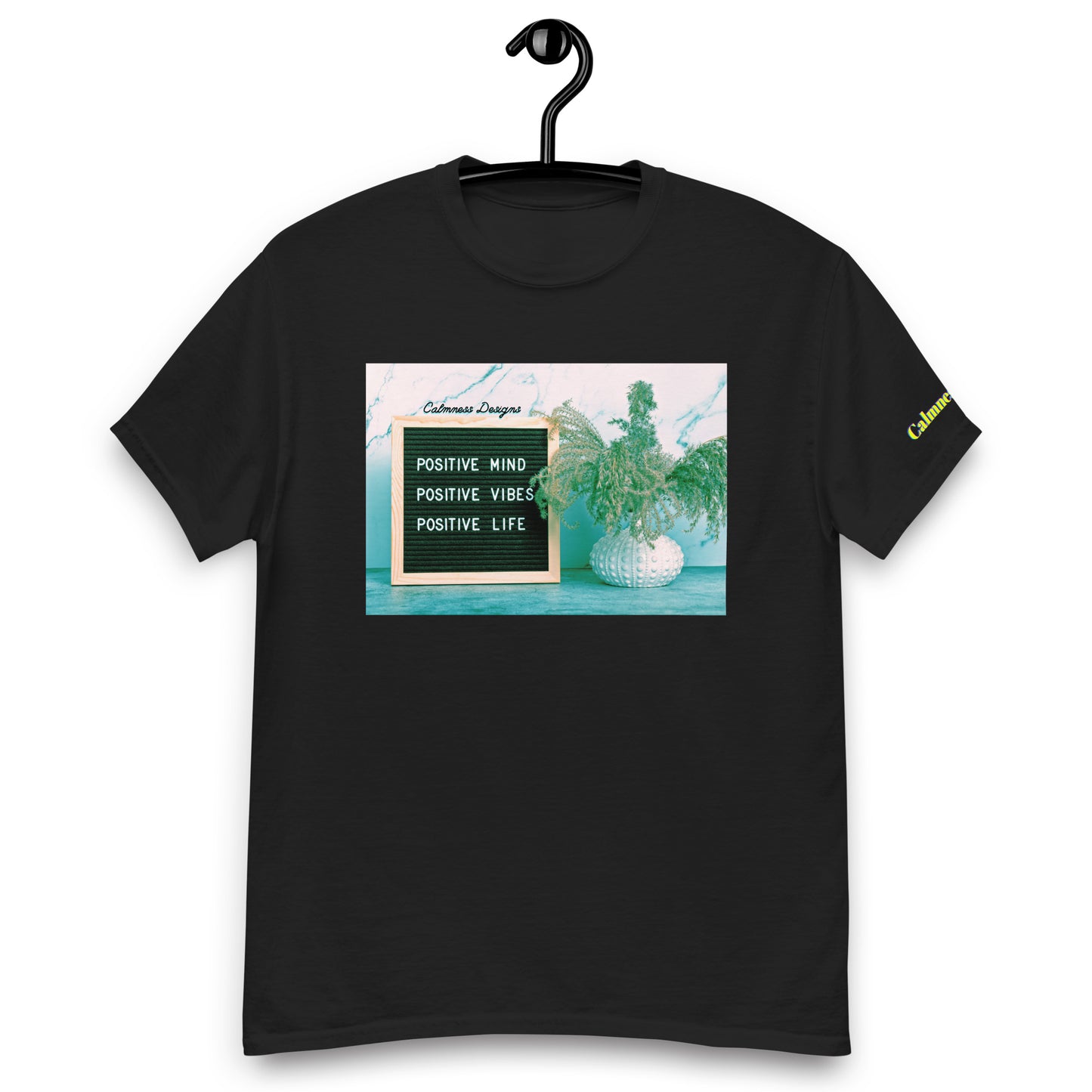 POSITIVE MIND, POSITIVE VIBES, POSITIVE LIFE, Men's classic tee