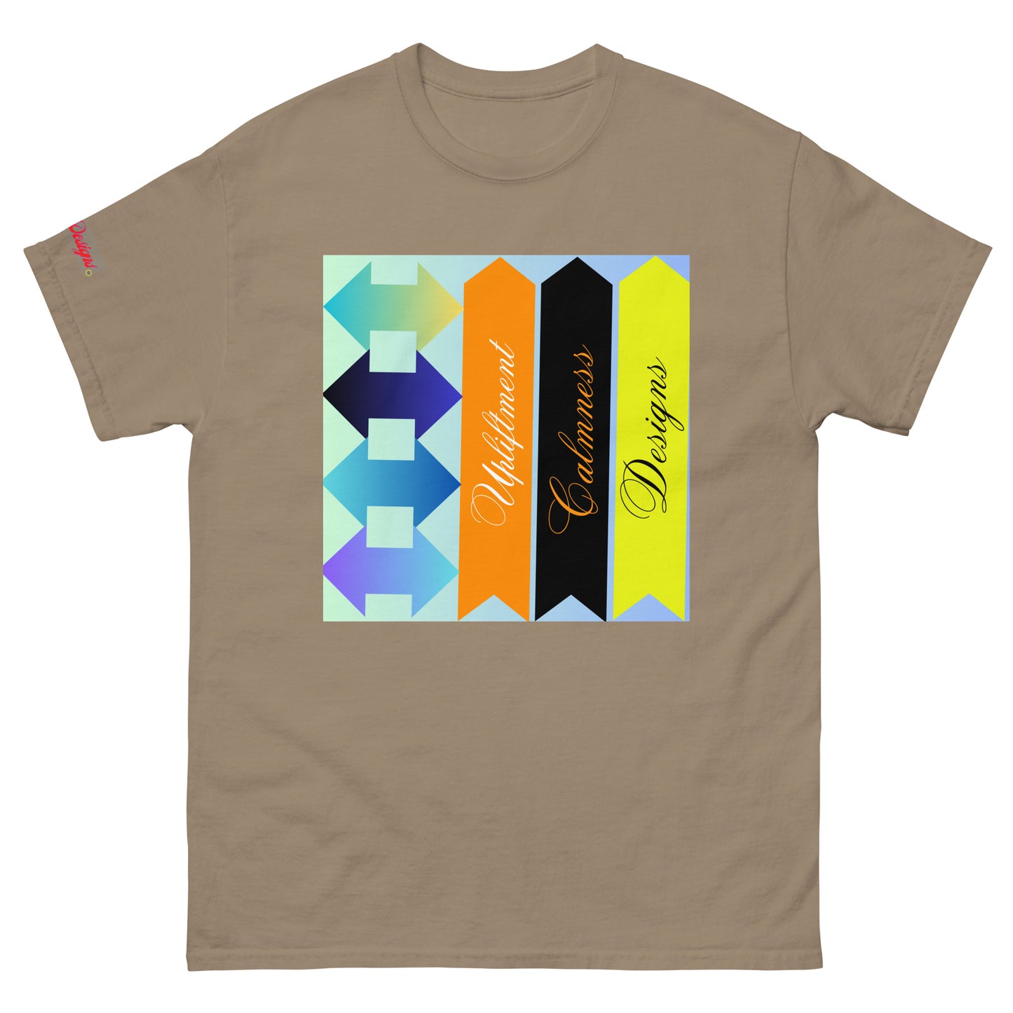 Upliftment, Double Head Arrow, Arrow, Calmness Designs, Creative Designs Men's classic tee