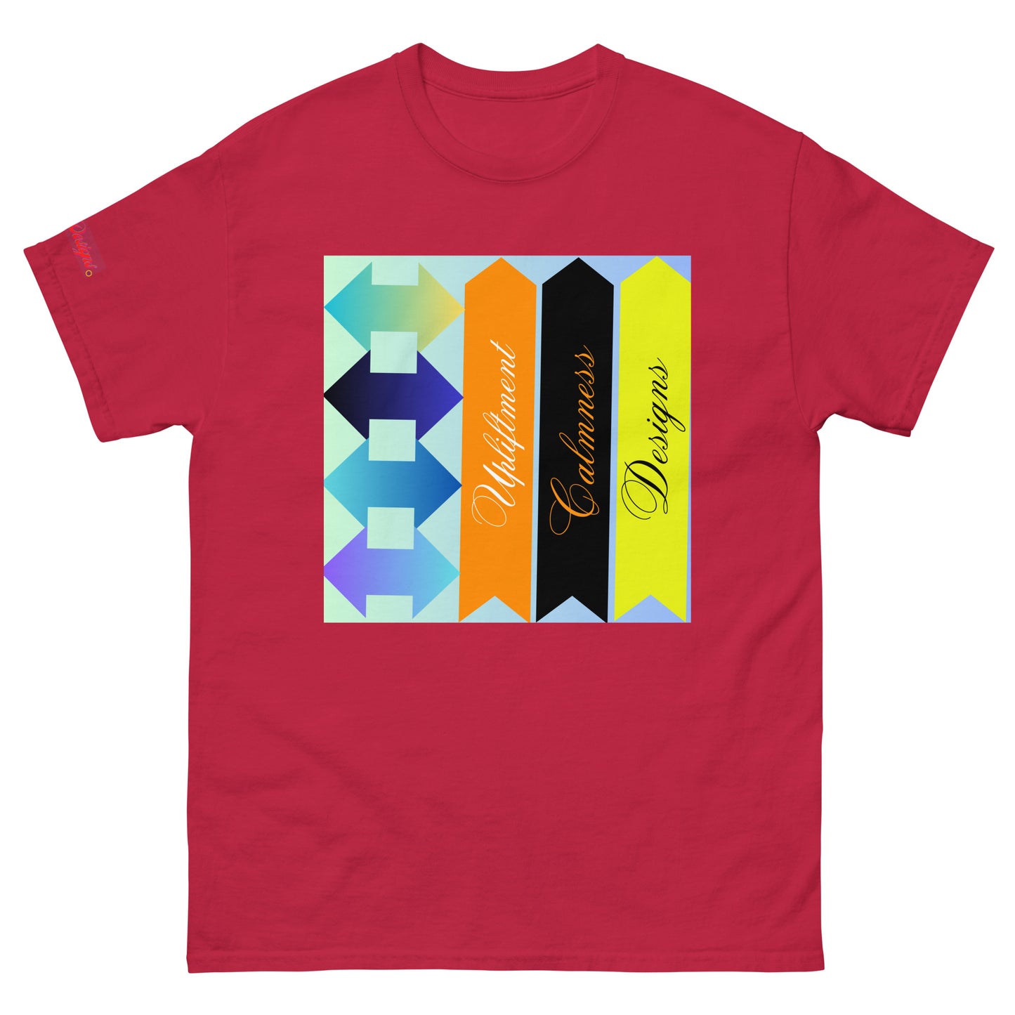 Upliftment, Double Head Arrow, Arrow, Calmness Designs, Creative Designs Men's classic tee