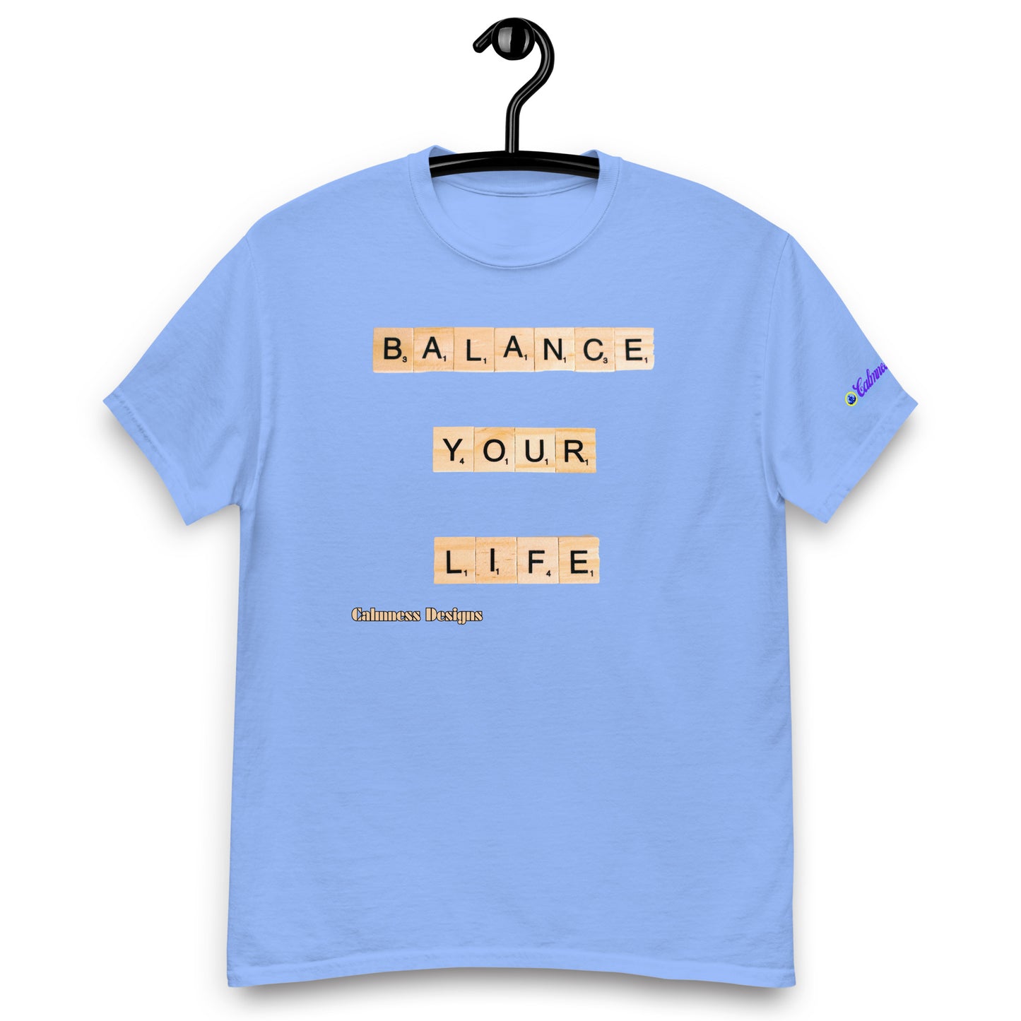 BALANCE YOUR LIFE, Calmness Designs, Creative Designs, Men's classic tee