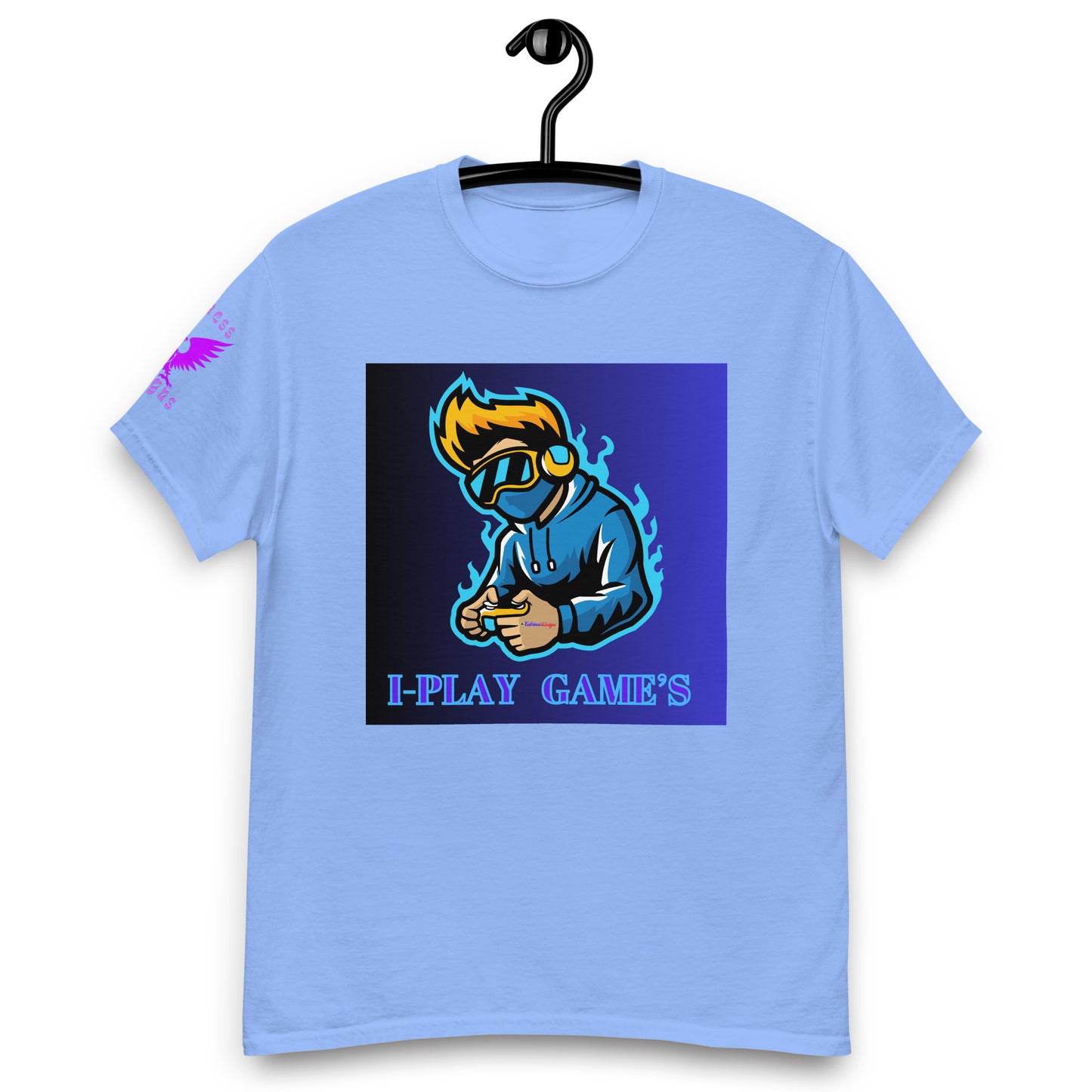 Gamer Logos, I-PLAY GAME'S, Gaming Controller, Gaming Headphone, CALMNESS DESIGNS, Creative Designer's, Men's classic tee