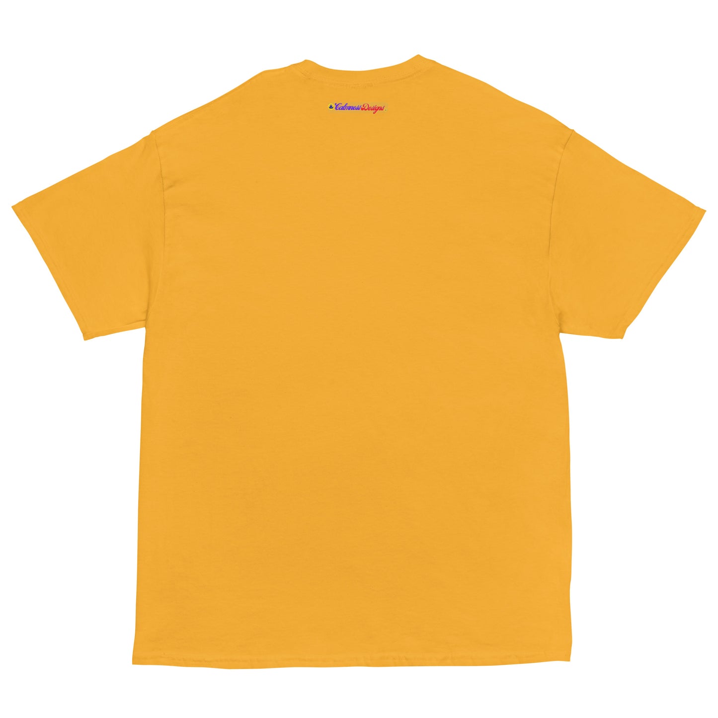 Spit Inna Di Sky, It Fall Inna Yuh Eye, Little Child With Umbrella in Raincoat, Cloud Rainy Calmness Designs, Men's classic tee