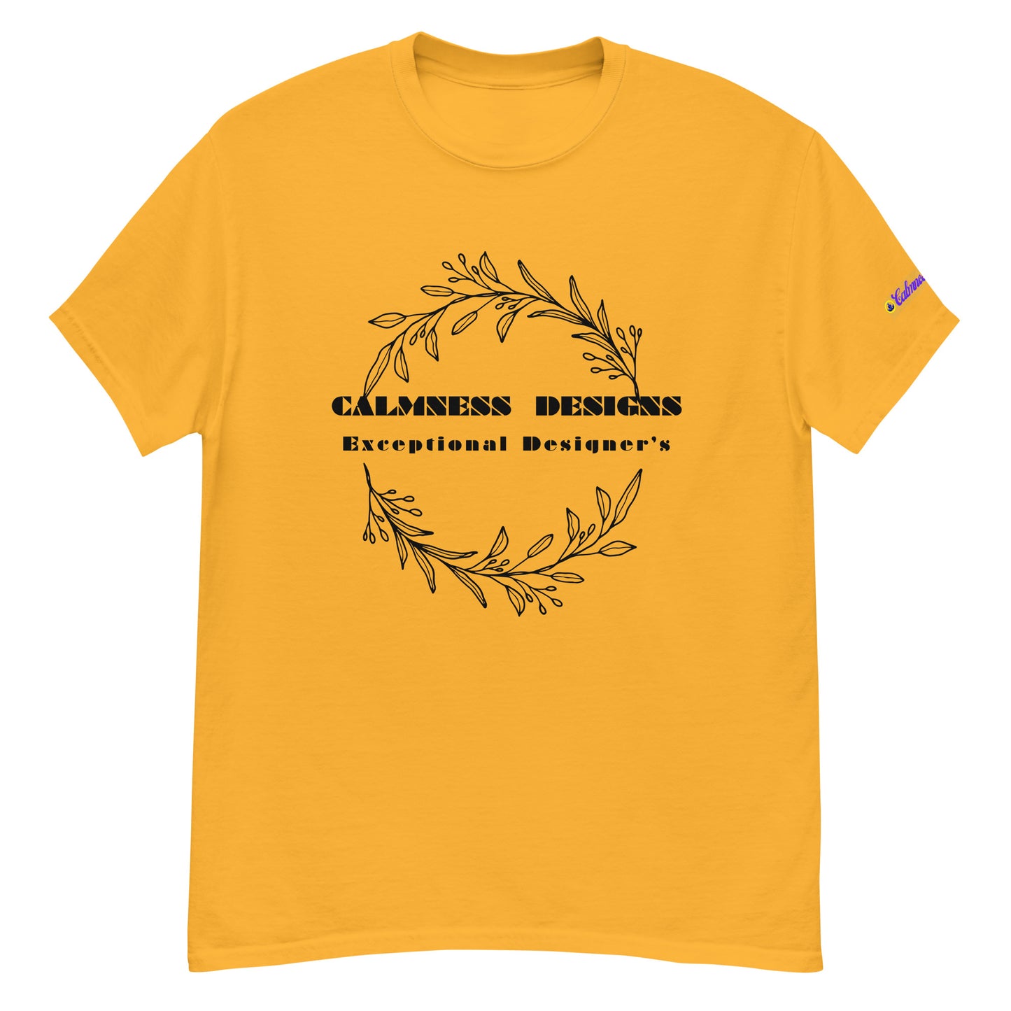 Calmness Designs, (C D) Logo, Creative Designs, Men's classic tee