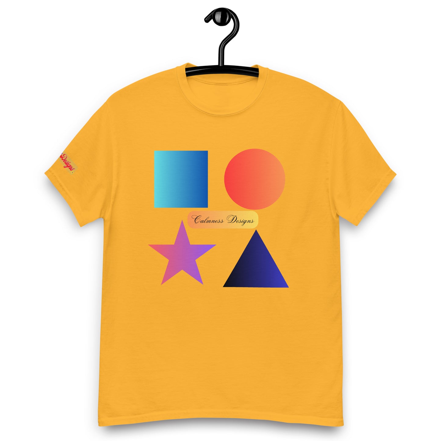 Square, Triangle, Circle, Star, Calmness Designs, Creative Designs, Men's classic tee