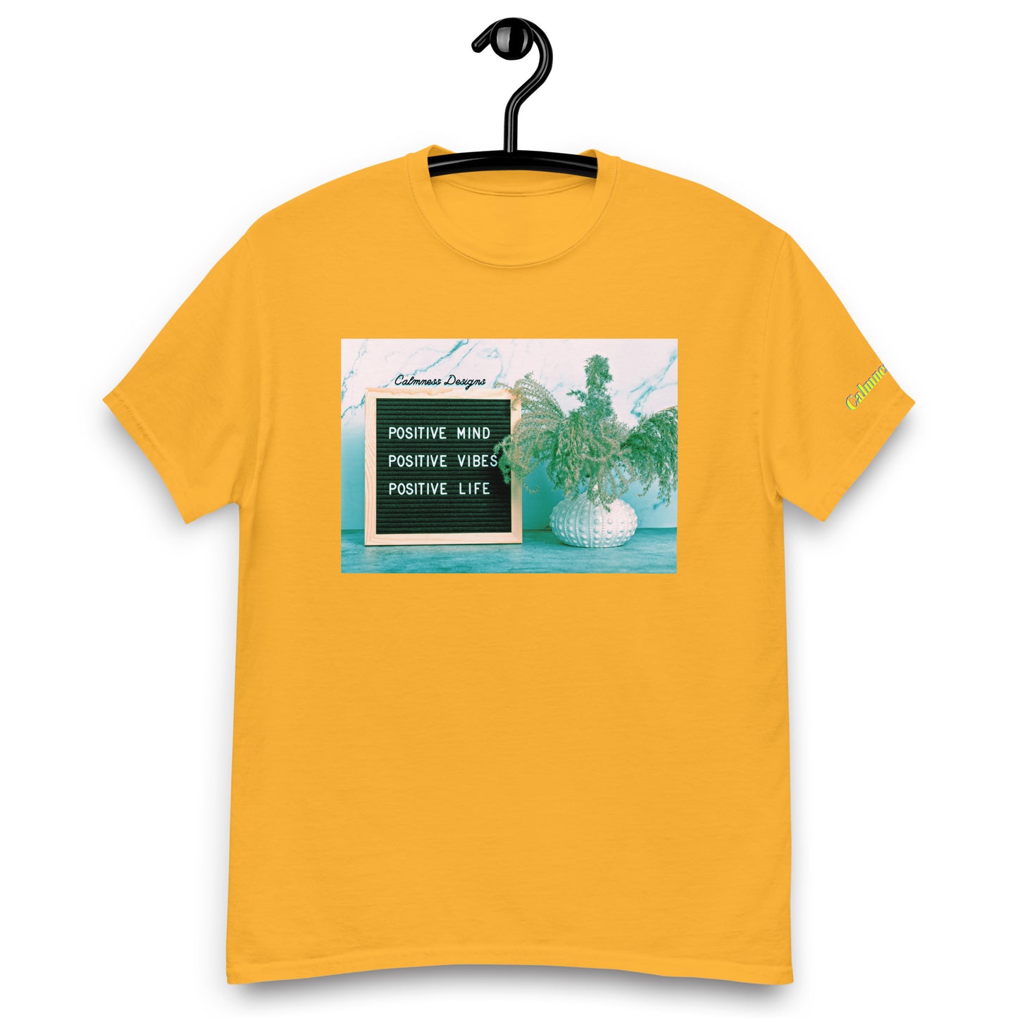POSITIVE MIND, POSITIVE VIBES, POSITIVE LIFE, Men's classic tee