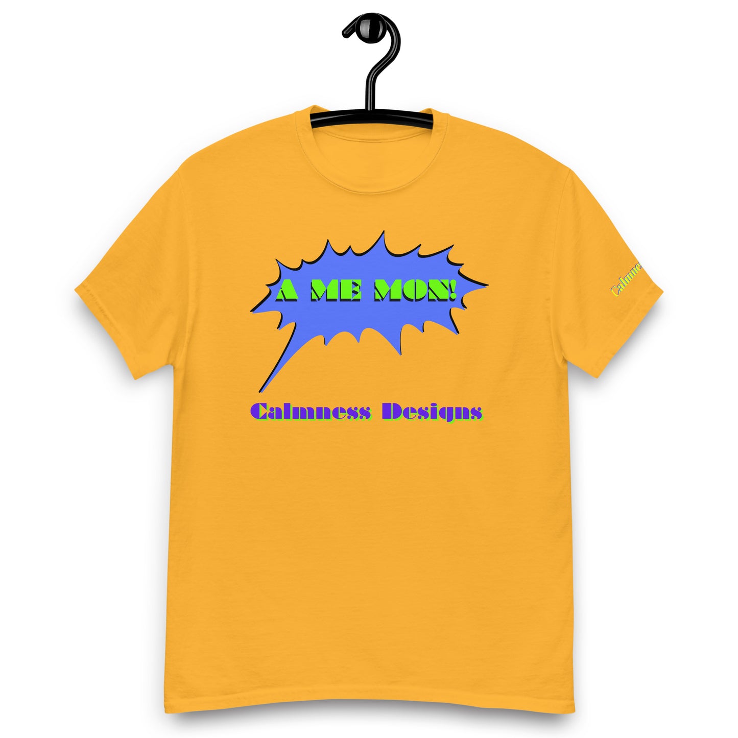 Scream Comic Speech Bubble, A ME MON!, Calmness Designs, Men's classic tee