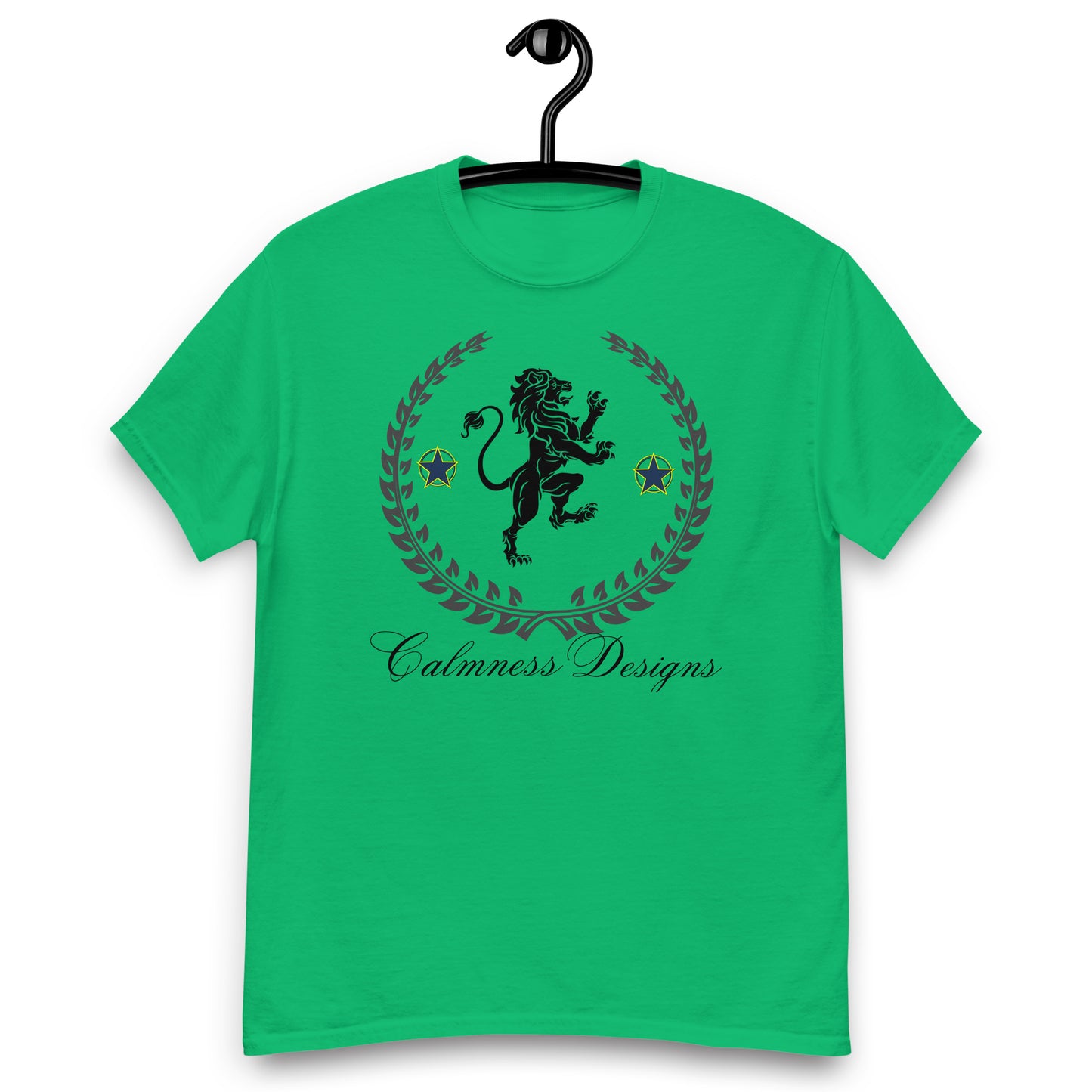 Coats of Arms, (C D), Lions Crest Shield, Stars, Calmness Designs, Men's classic tee
