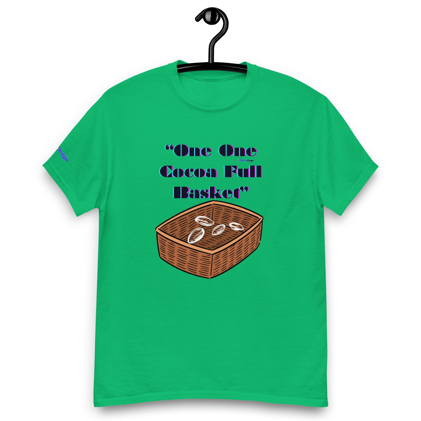 One One Cocoa Full Basket, Cocoa in Basket, Calmness Designs, Men's classic tee