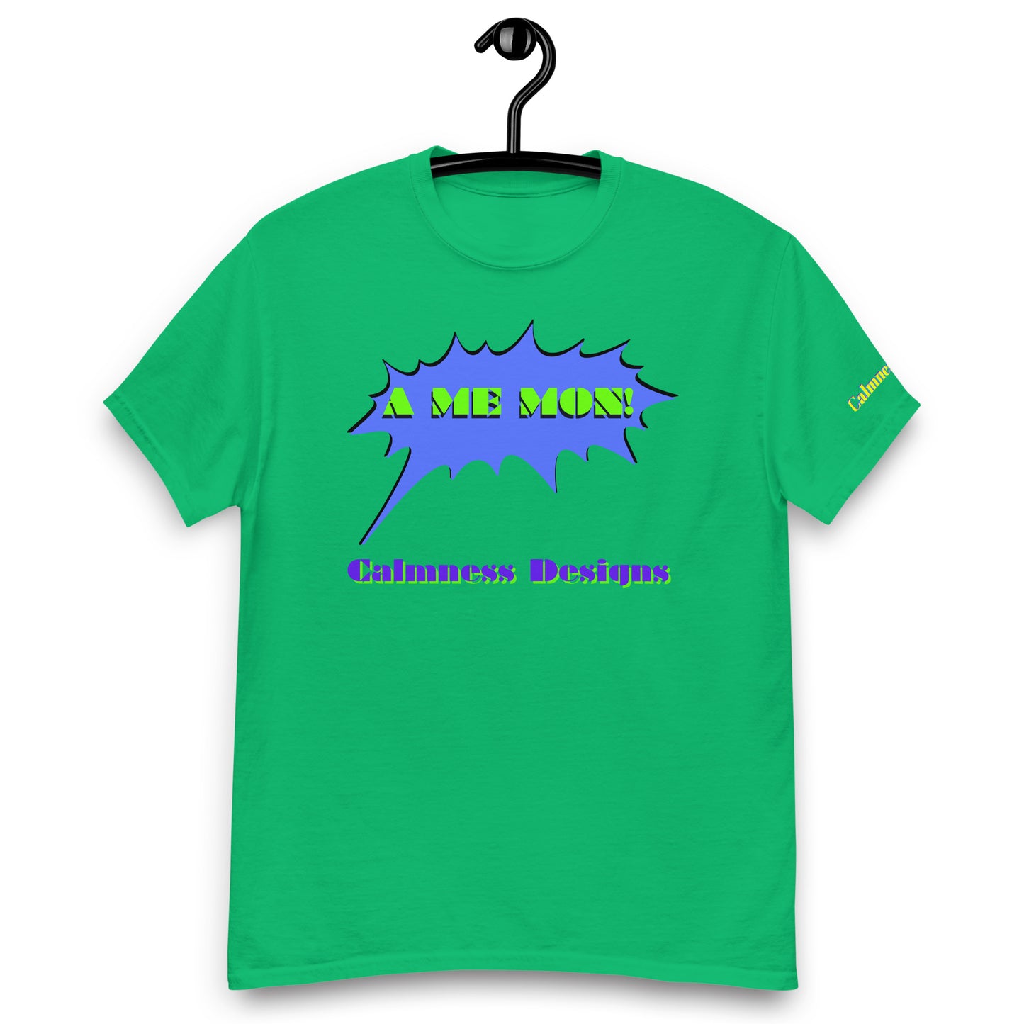 Scream Comic Speech Bubble, A ME MON!, Calmness Designs, Men's classic tee