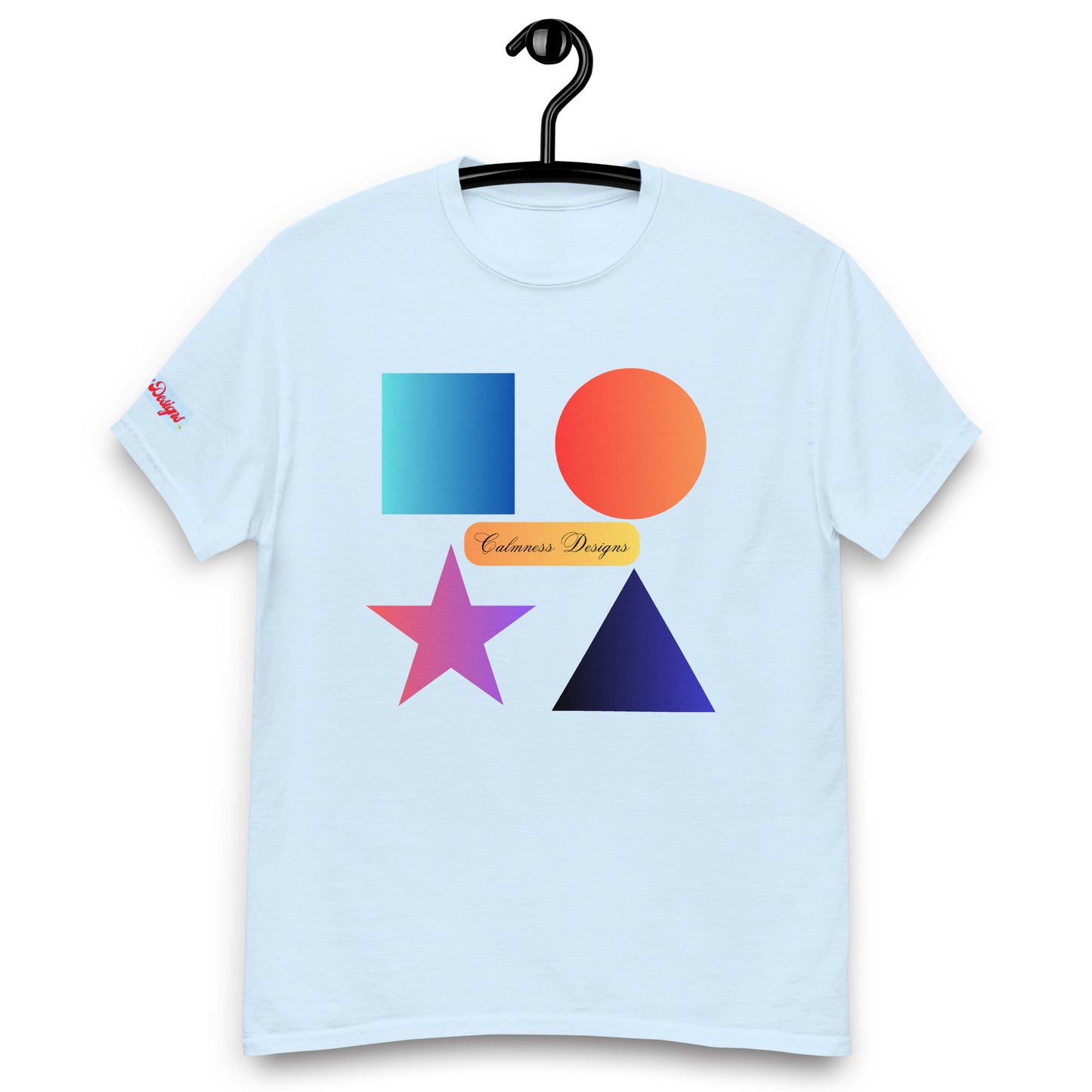 Square, Triangle, Circle, Star, Calmness Designs, Creative Designs, Men's classic tee