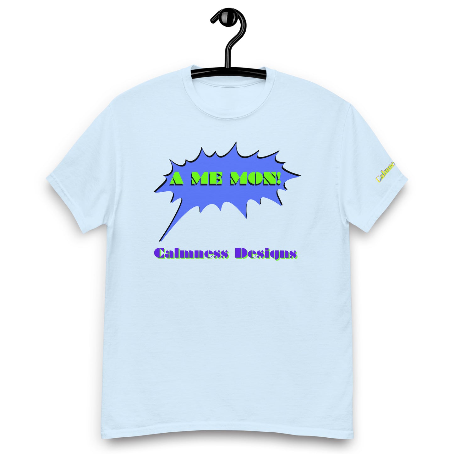 Scream Comic Speech Bubble, A ME MON!, Calmness Designs, Men's classic tee
