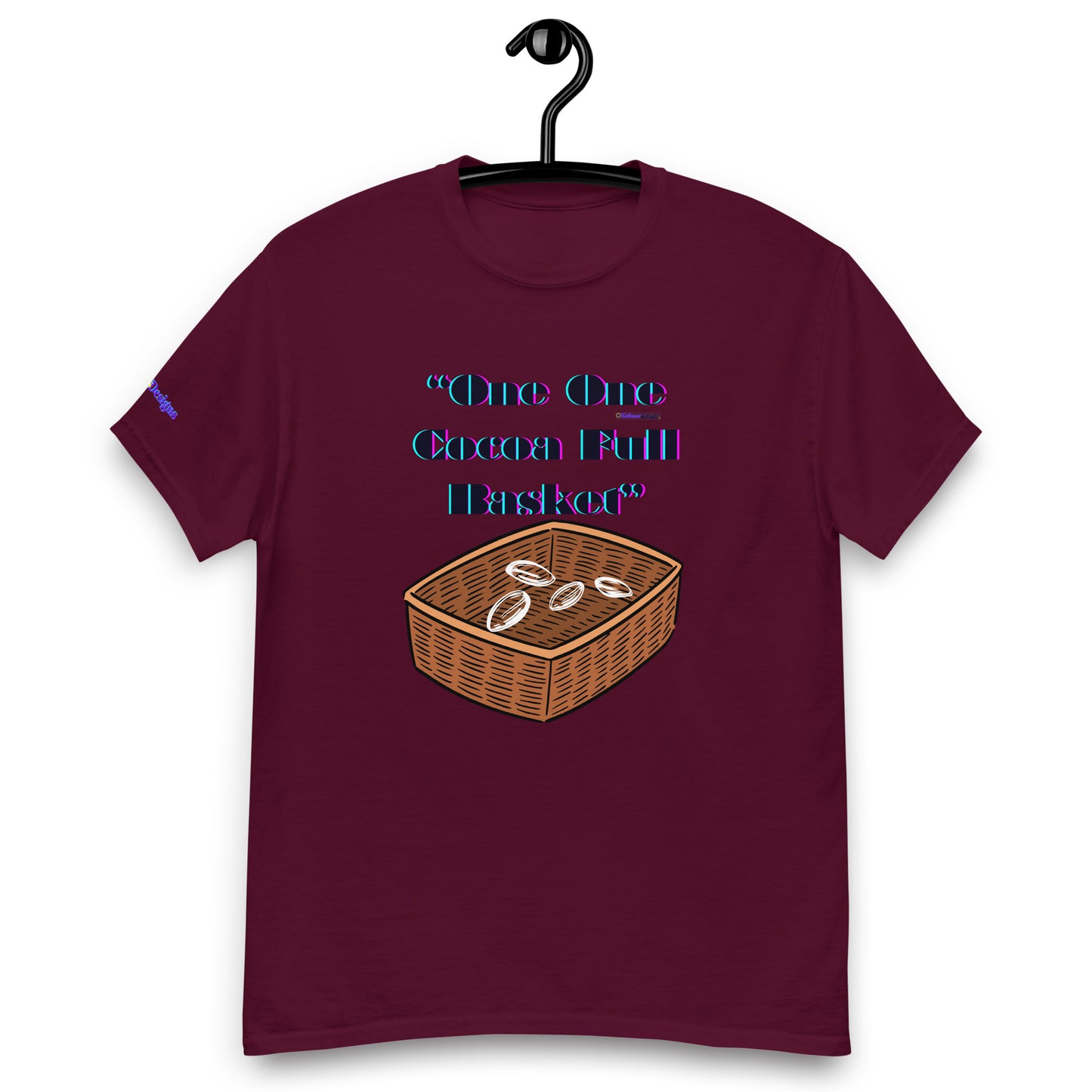 One One Cocoa Full Basket, Cocoa in Basket, Calmness Designs, Men's classic tee