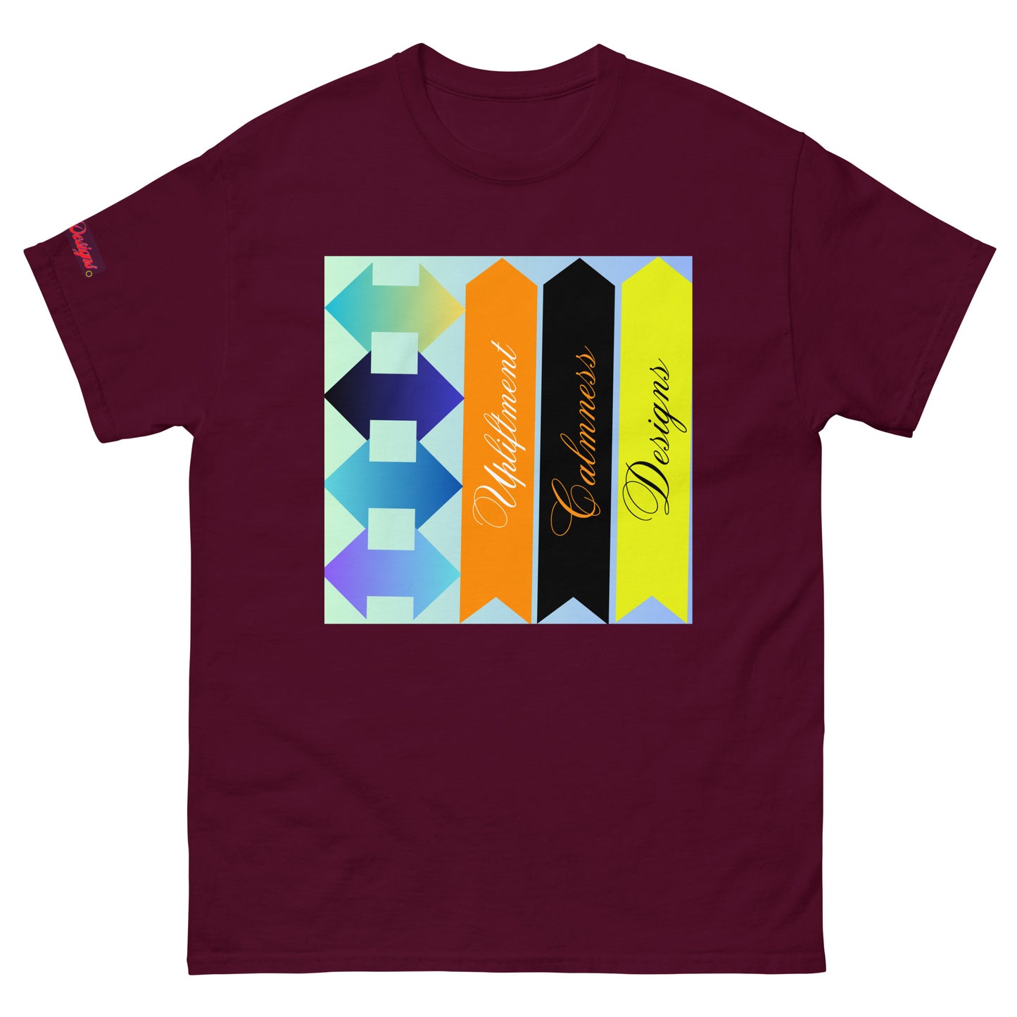 Upliftment, Double Head Arrow, Arrow, Calmness Designs, Creative Designs Men's classic tee