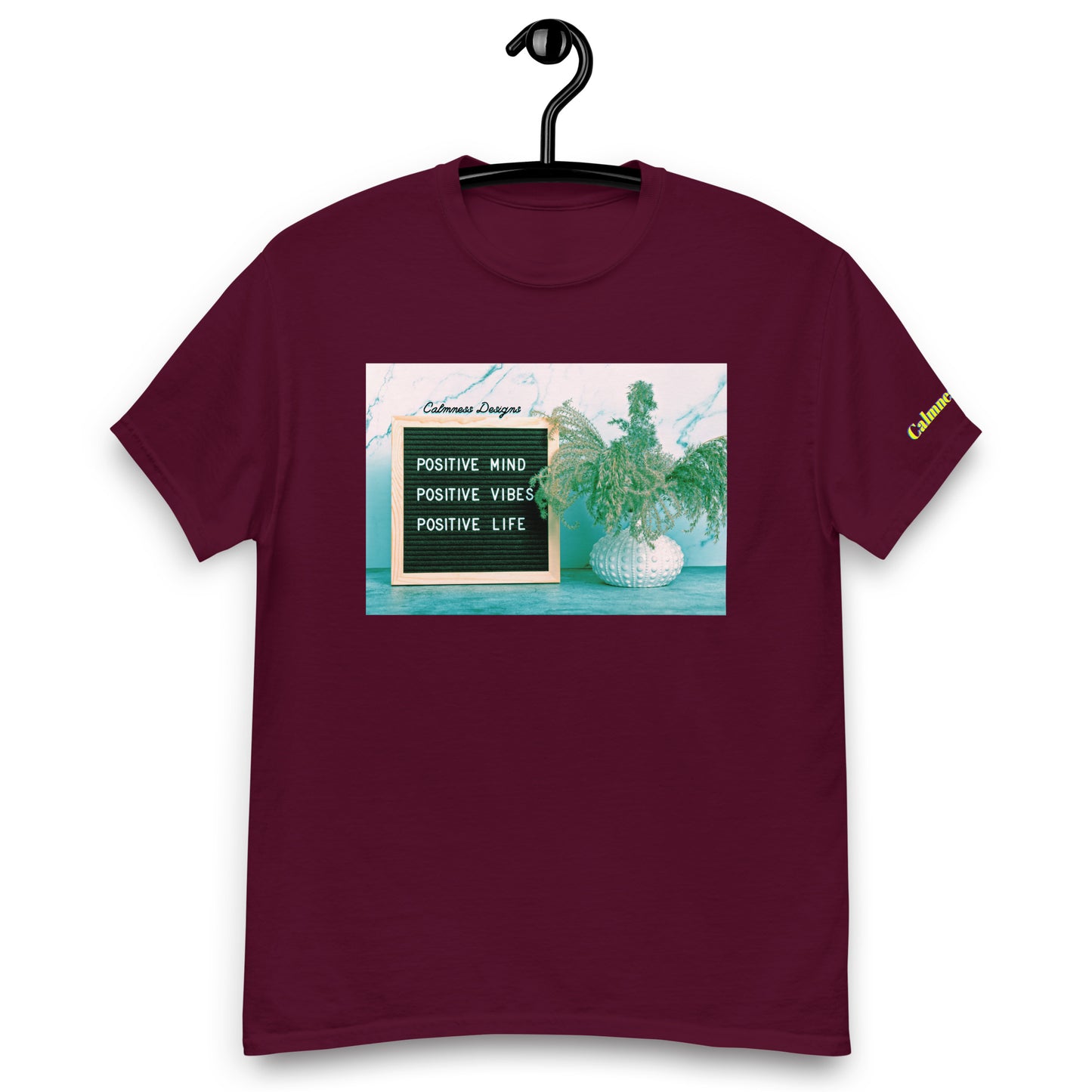 POSITIVE MIND, POSITIVE VIBES, POSITIVE LIFE, Men's classic tee