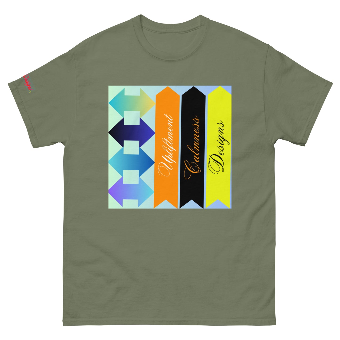 Upliftment, Double Head Arrow, Arrow, Calmness Designs, Creative Designs Men's classic tee
