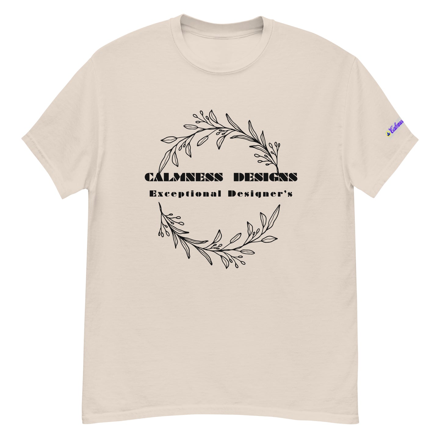 Calmness Designs, (C D) Logo, Creative Designs, Men's classic tee