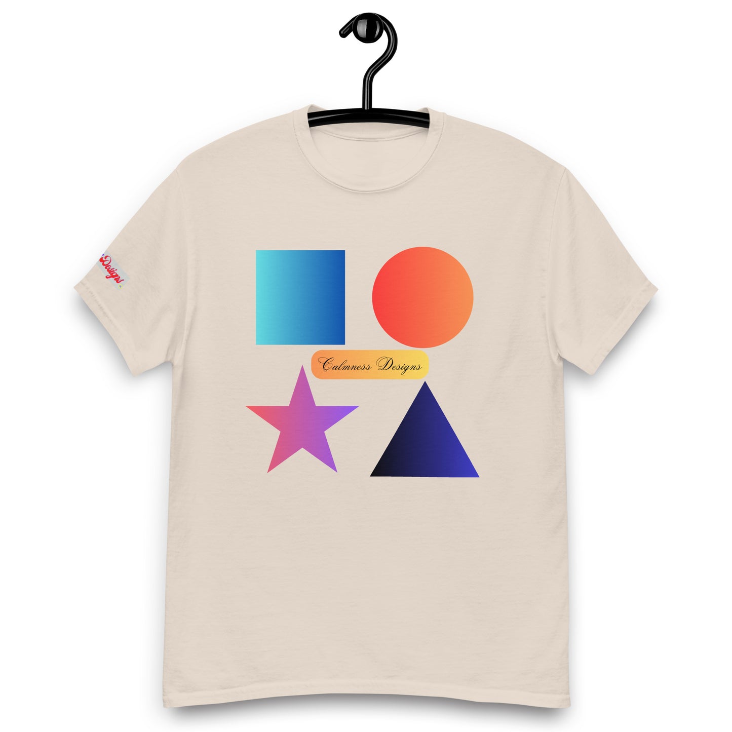 Square, Triangle, Circle, Star, Calmness Designs, Creative Designs, Men's classic tee