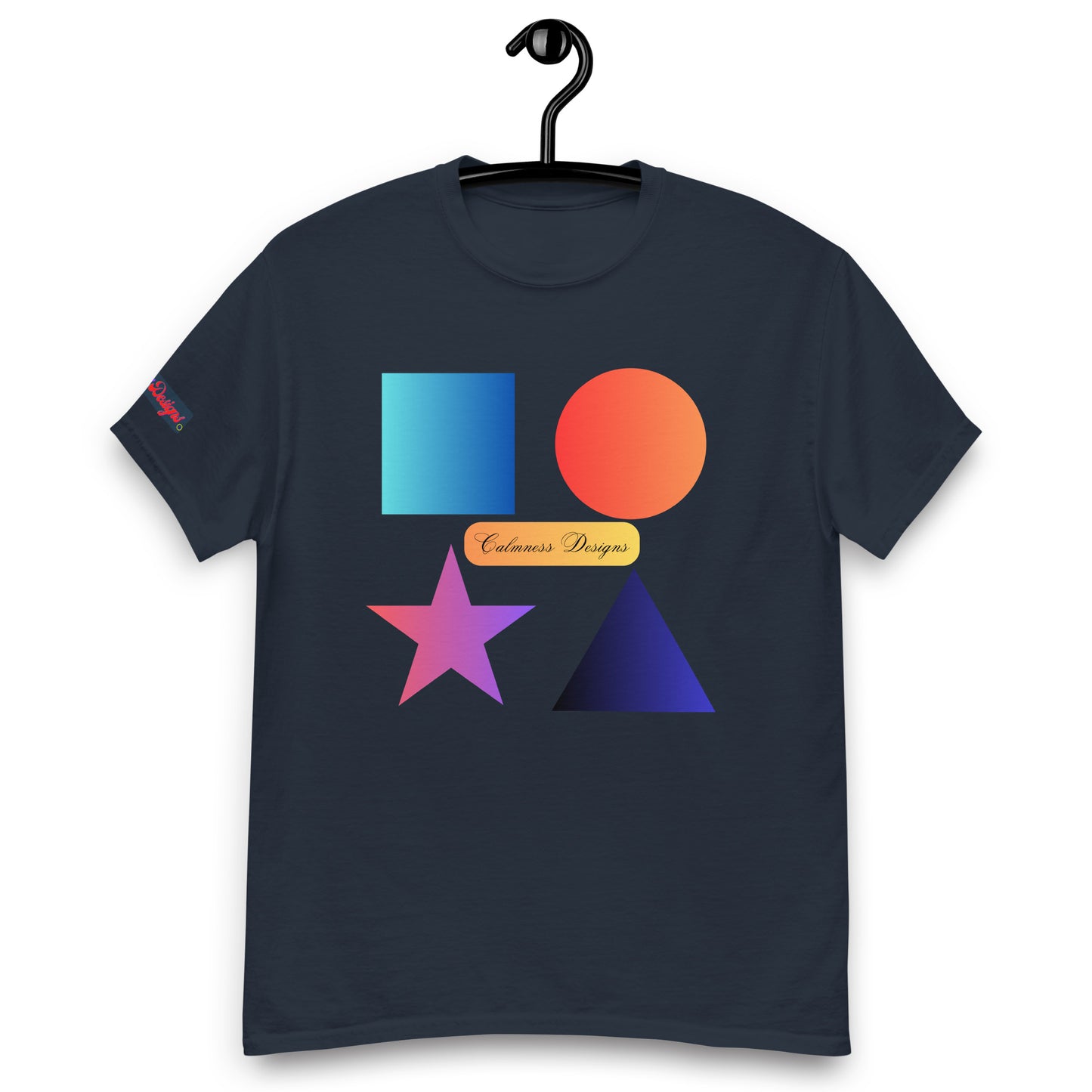 Square, Triangle, Circle, Star, Calmness Designs, Creative Designs, Men's classic tee
