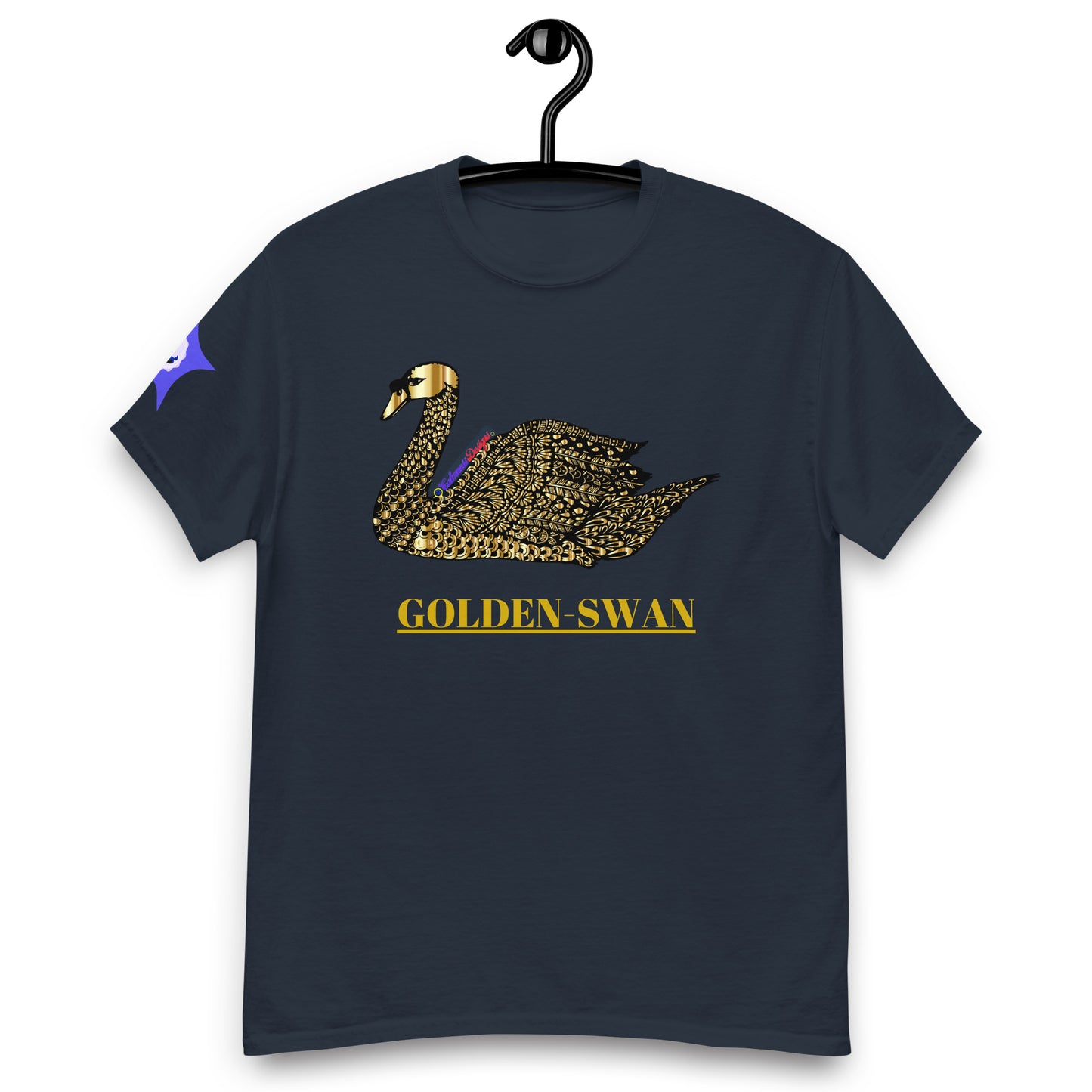 GOLDEN-SWAN, CALMNESS DESIGNS, Creative Designer's, Men's classic tee