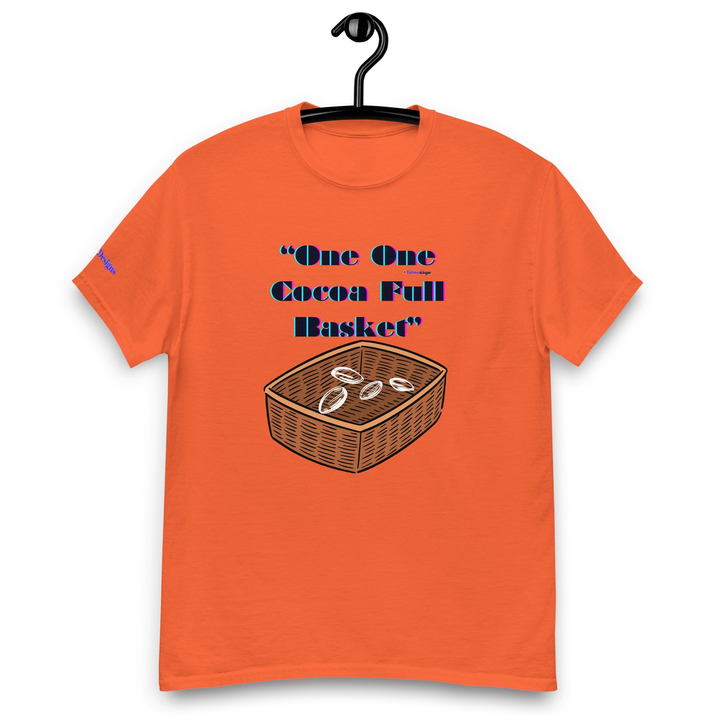 One One Cocoa Full Basket, Cocoa in Basket, Calmness Designs, Men's classic tee