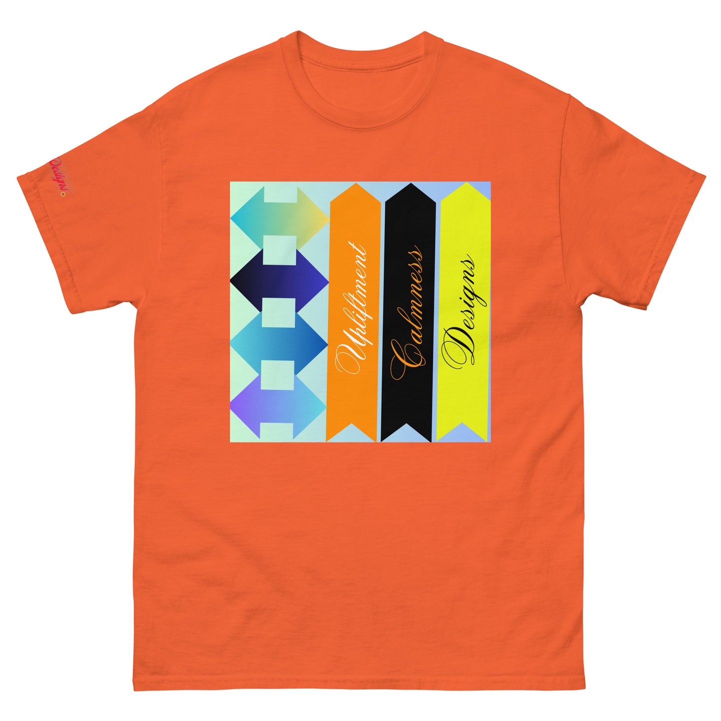 Upliftment, Double Head Arrow, Arrow, Calmness Designs, Creative Designs Men's classic tee