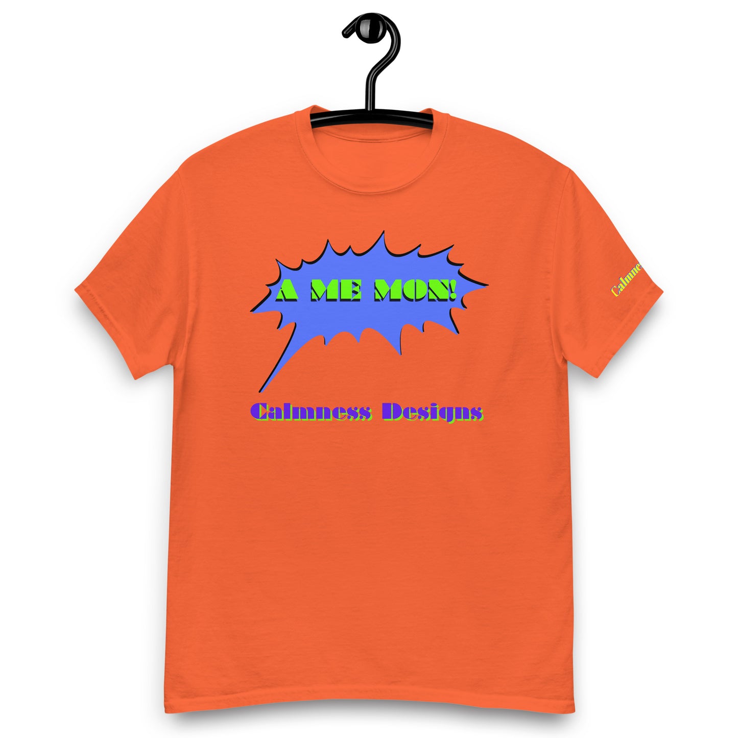 Scream Comic Speech Bubble, A ME MON!, Calmness Designs, Men's classic tee