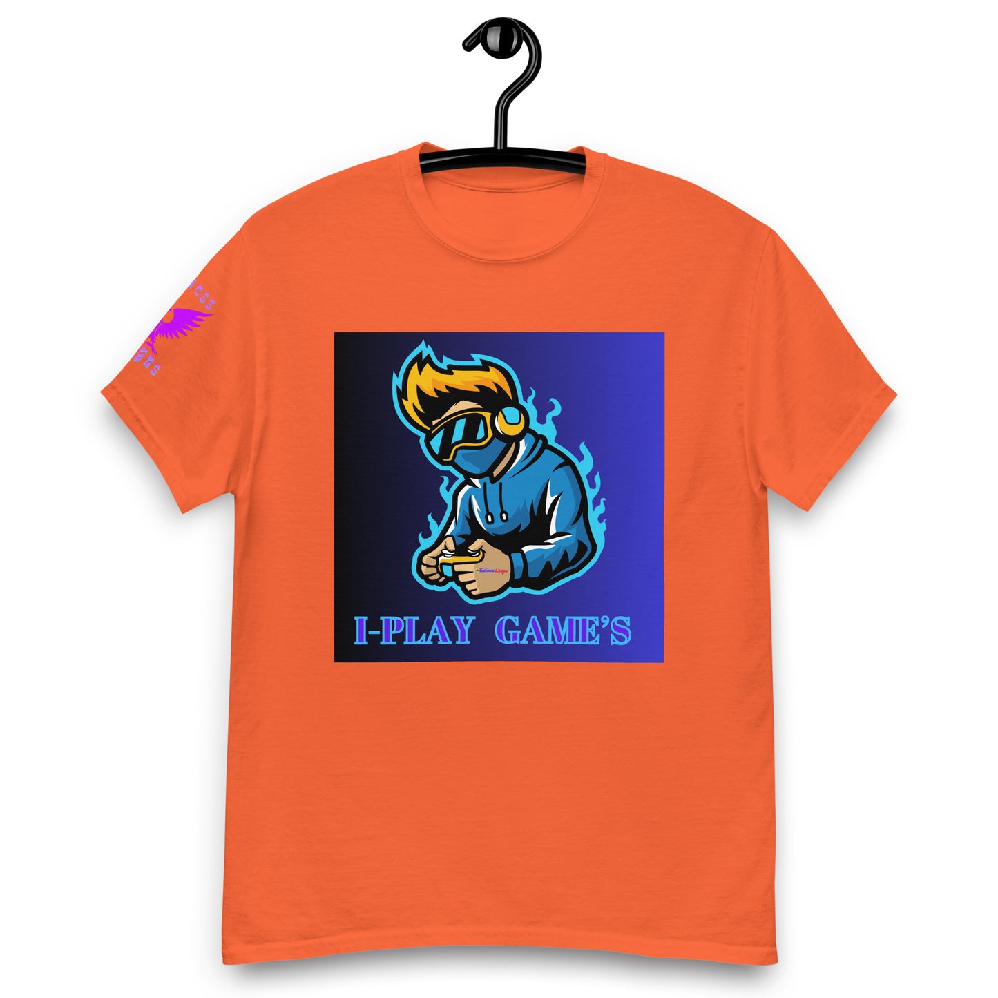 Gamer Logos, I-PLAY GAME'S, Gaming Controller, Gaming Headphone, CALMNESS DESIGNS, Creative Designer's, Men's classic tee