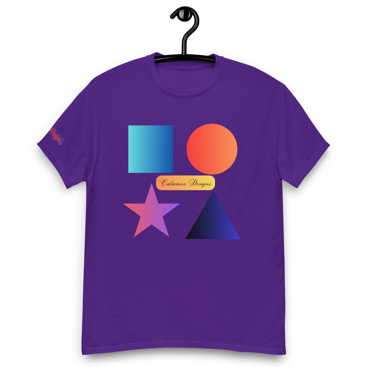Square, Triangle, Circle, Star, Calmness Designs, Creative Designs, Men's classic tee