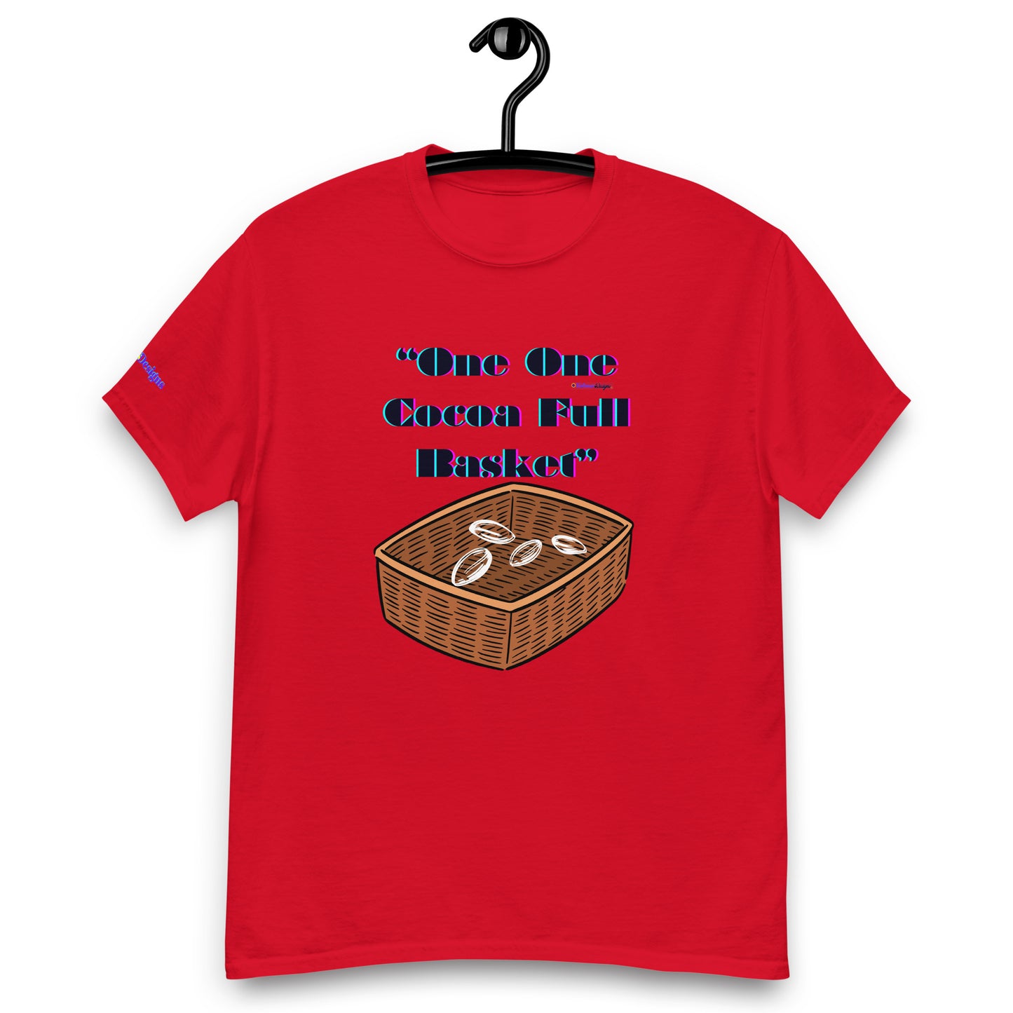 One One Cocoa Full Basket, Cocoa in Basket, Calmness Designs, Men's classic tee