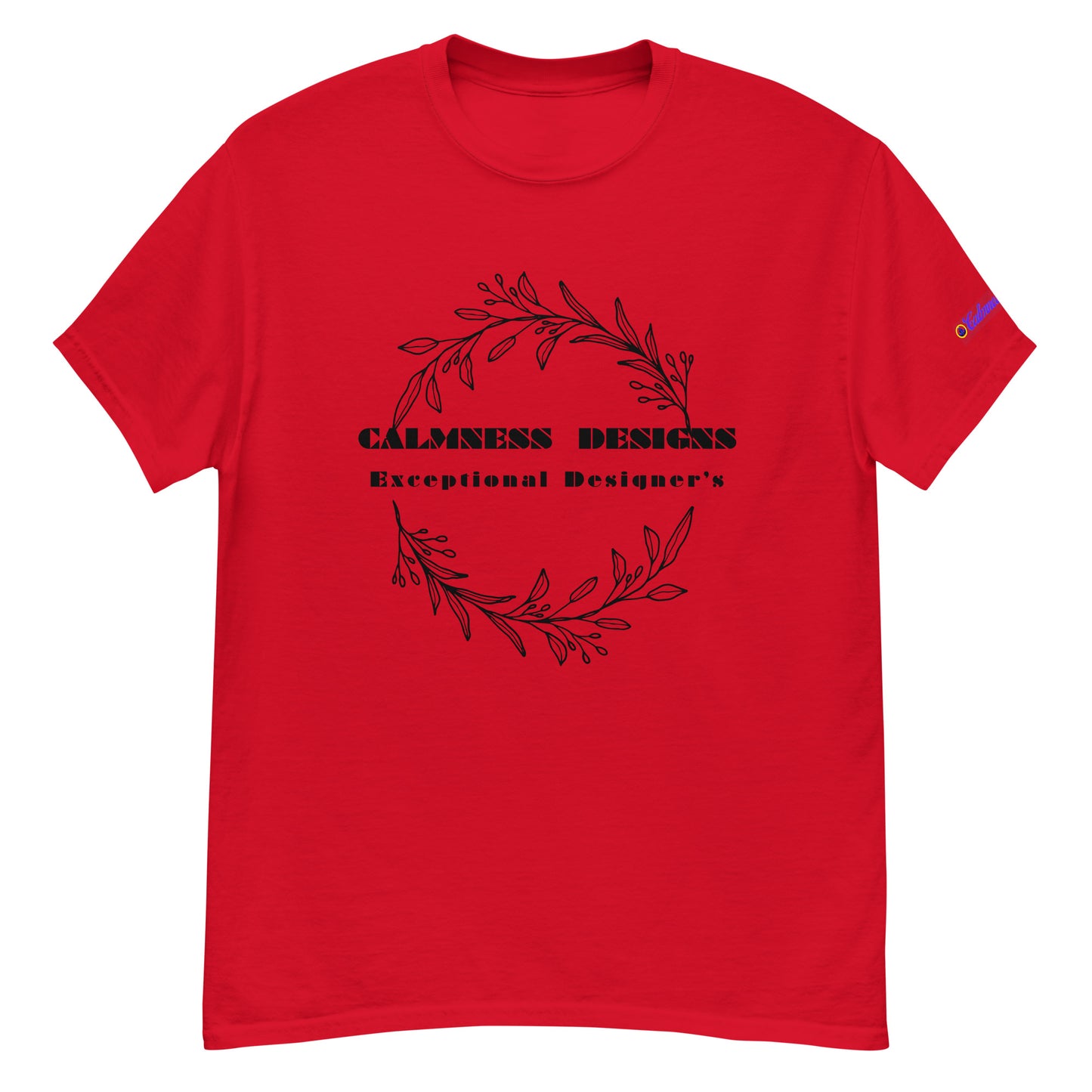 Calmness Designs, (C D) Logo, Creative Designs, Men's classic tee