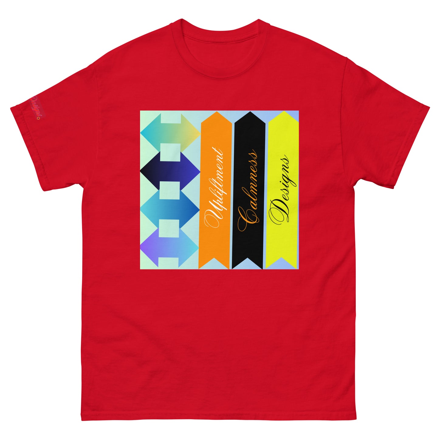 Upliftment, Double Head Arrow, Arrow, Calmness Designs, Creative Designs Men's classic tee