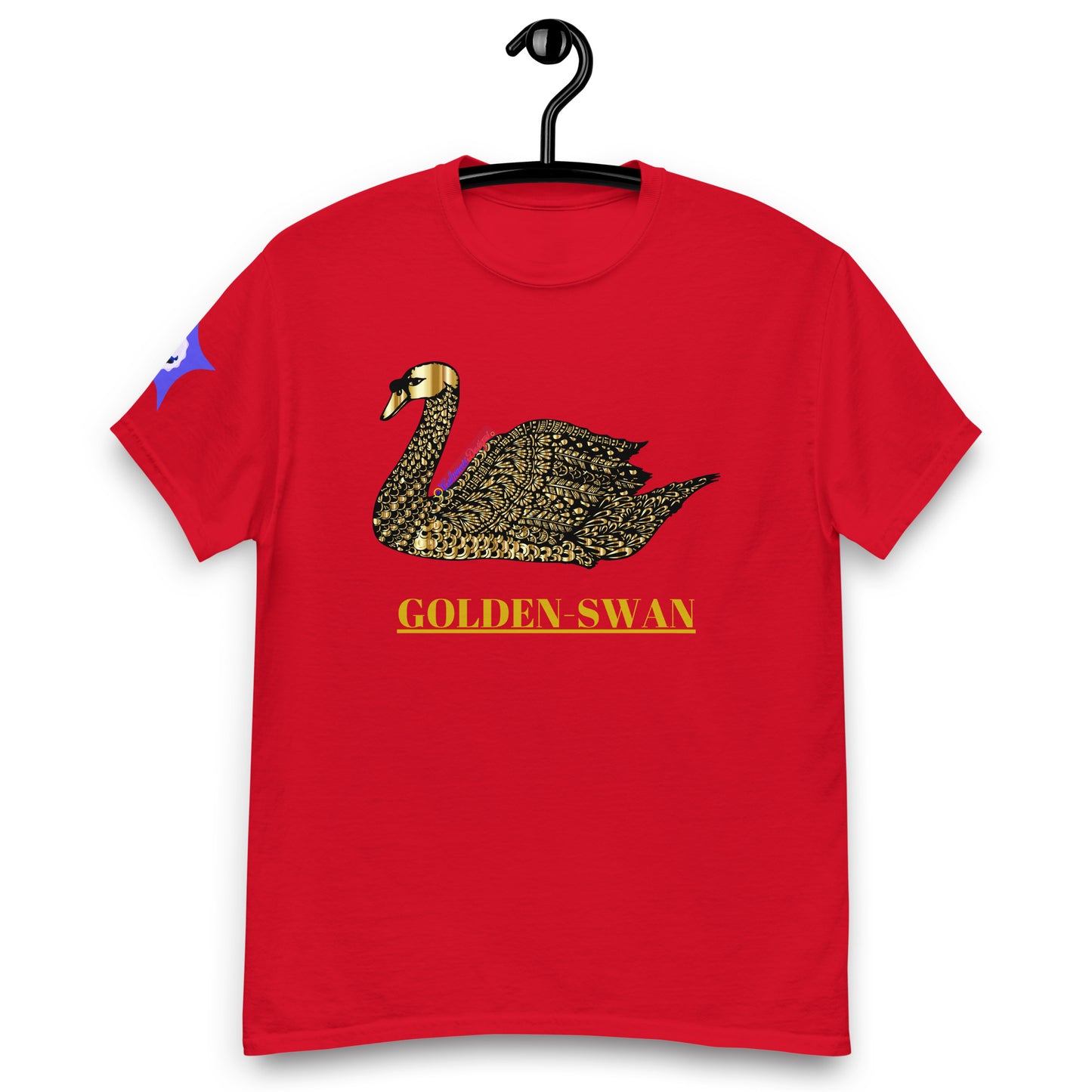 GOLDEN-SWAN, CALMNESS DESIGNS, Creative Designer's, Men's classic tee