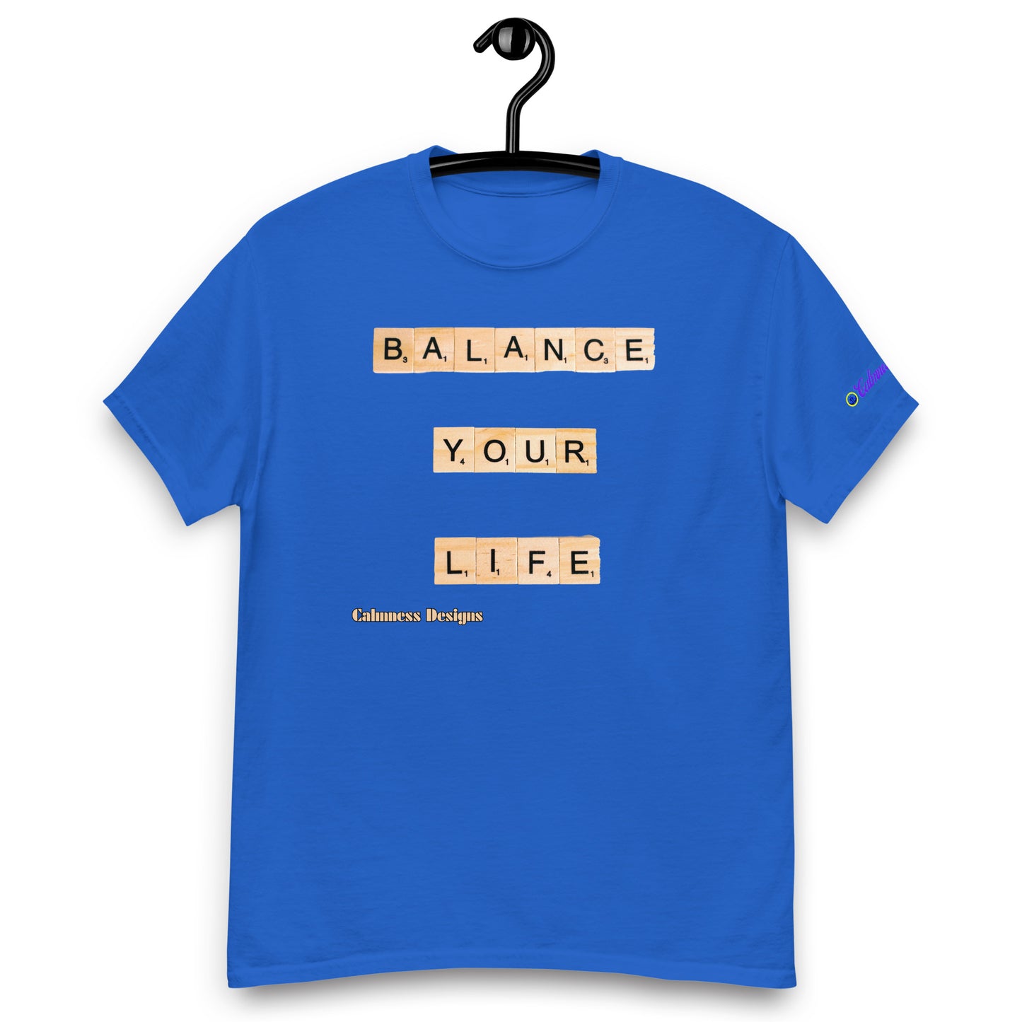 BALANCE YOUR LIFE, Calmness Designs, Creative Designs, Men's classic tee