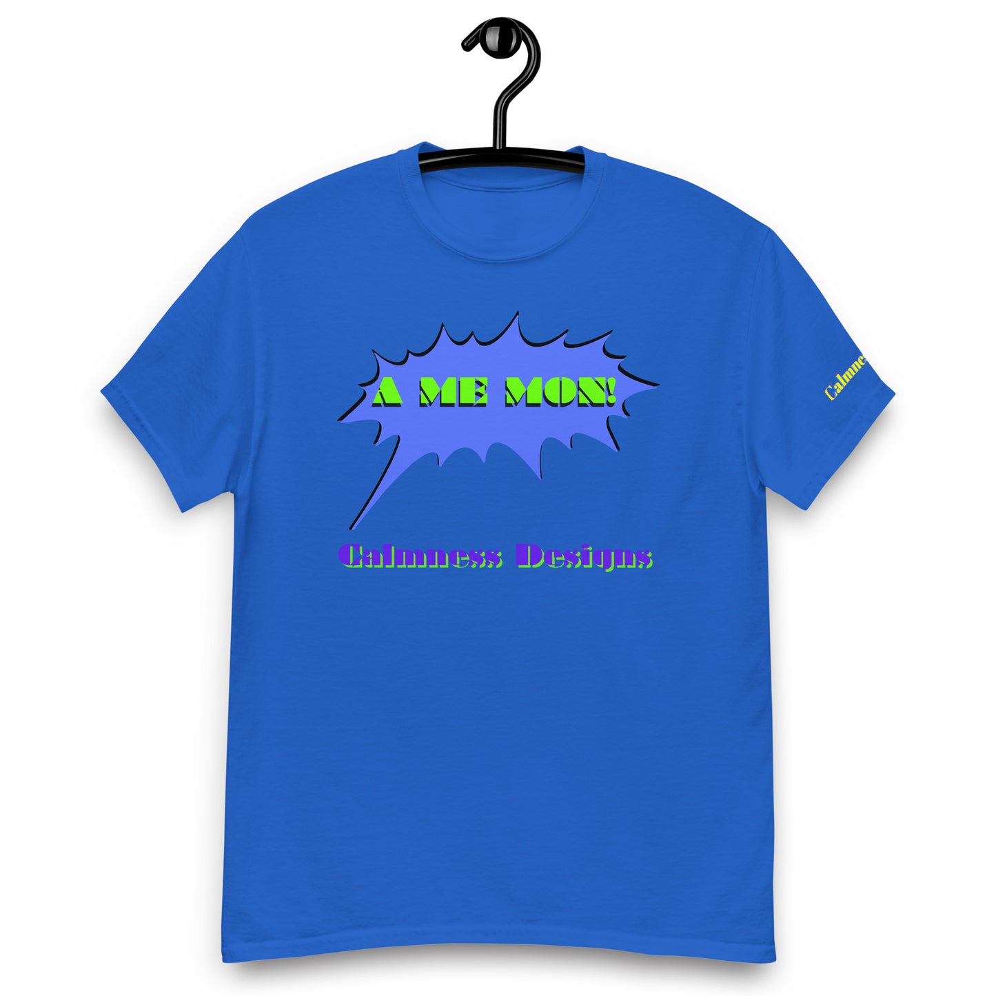 Scream Comic Speech Bubble, A ME MON!, Calmness Designs, Men's classic tee