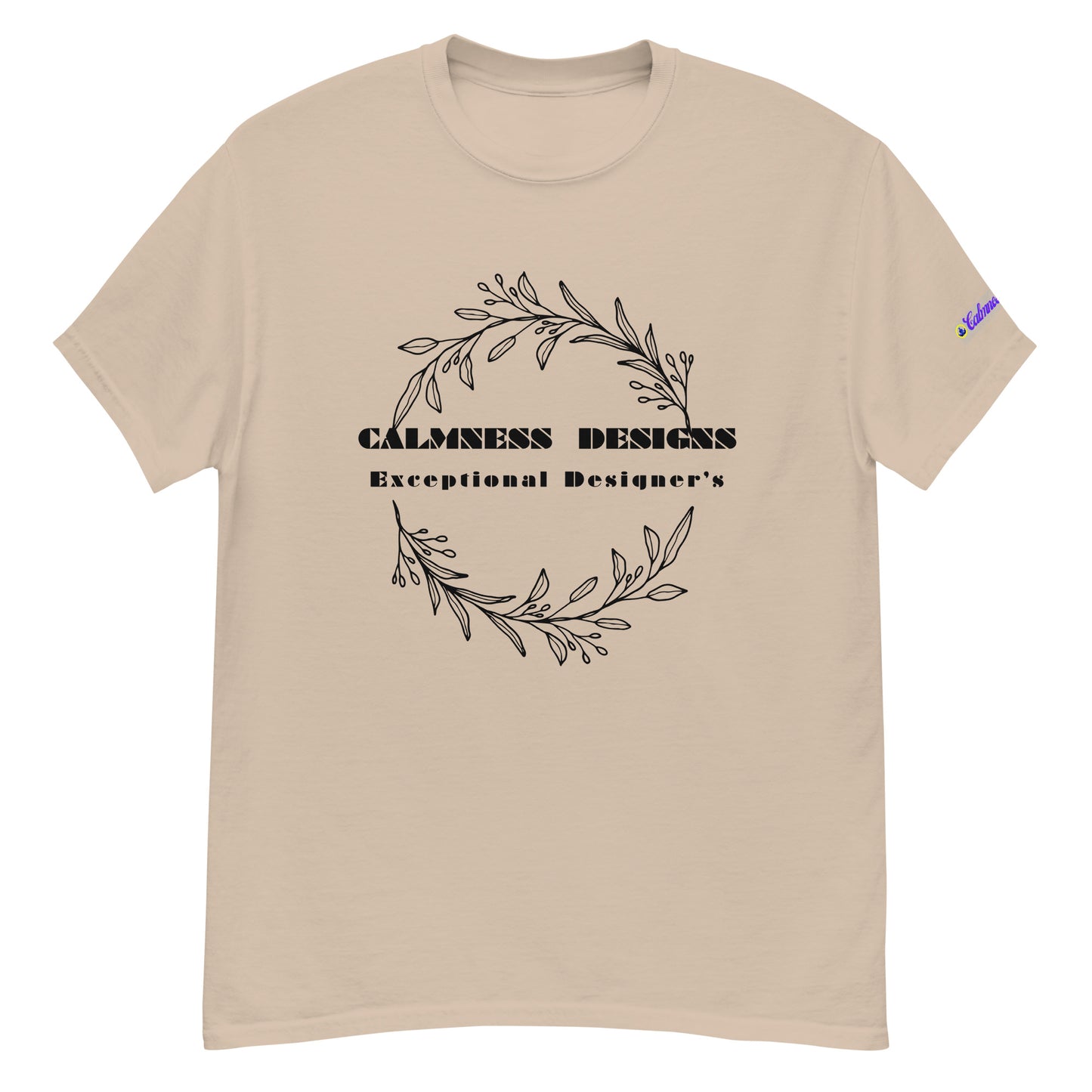 Calmness Designs, (C D) Logo, Creative Designs, Men's classic tee