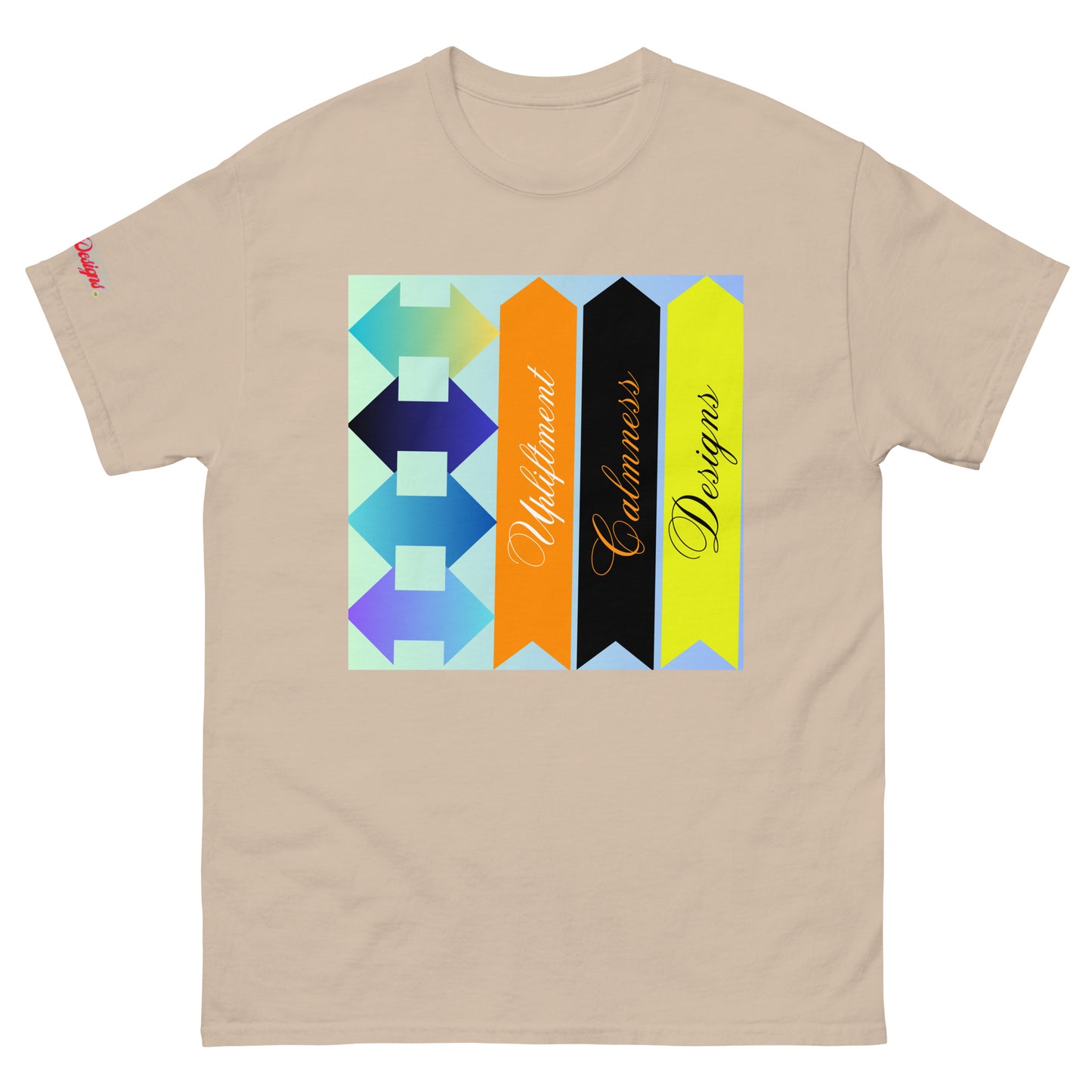 Upliftment, Double Head Arrow, Arrow, Calmness Designs, Creative Designs Men's classic tee
