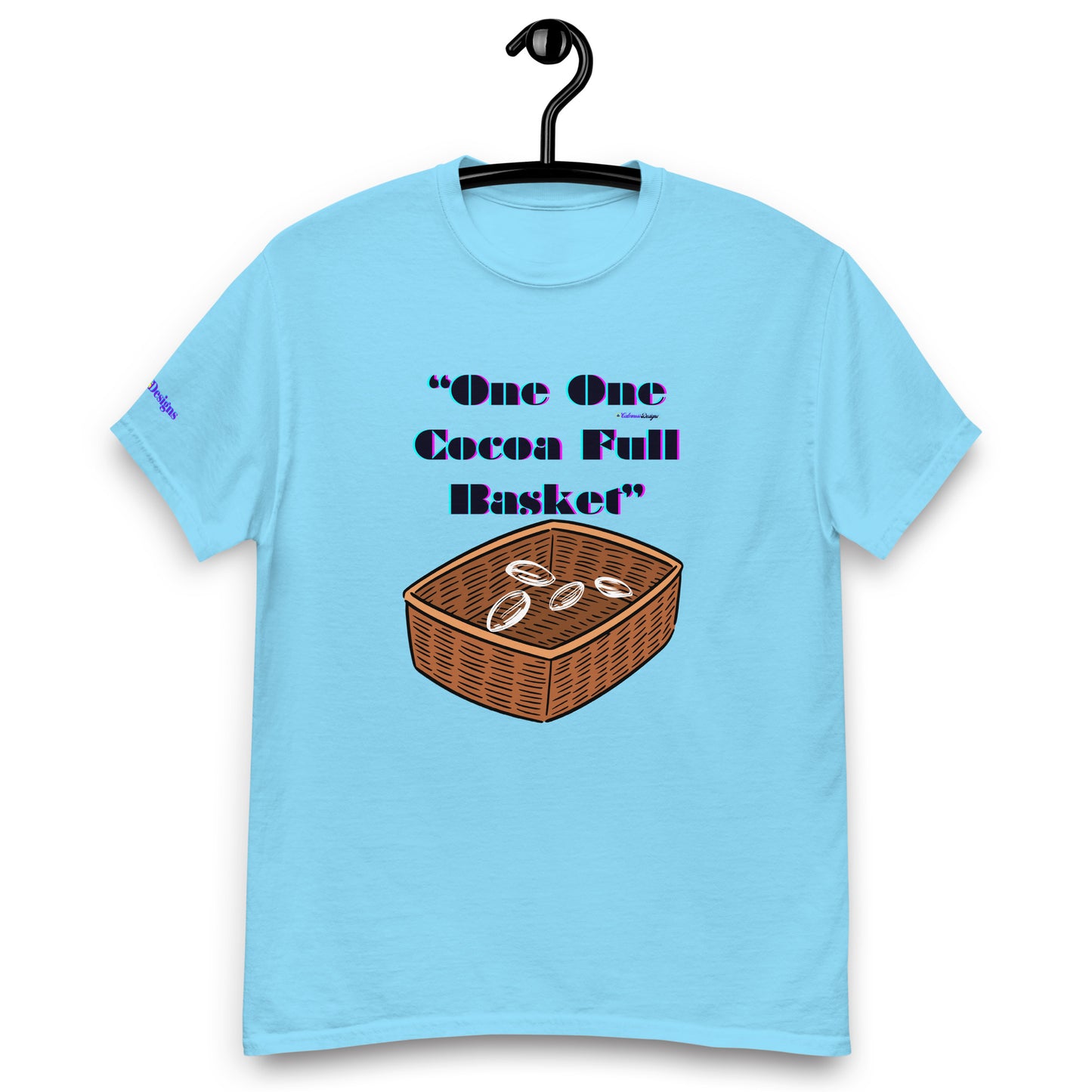 One One Cocoa Full Basket, Cocoa in Basket, Calmness Designs, Men's classic tee