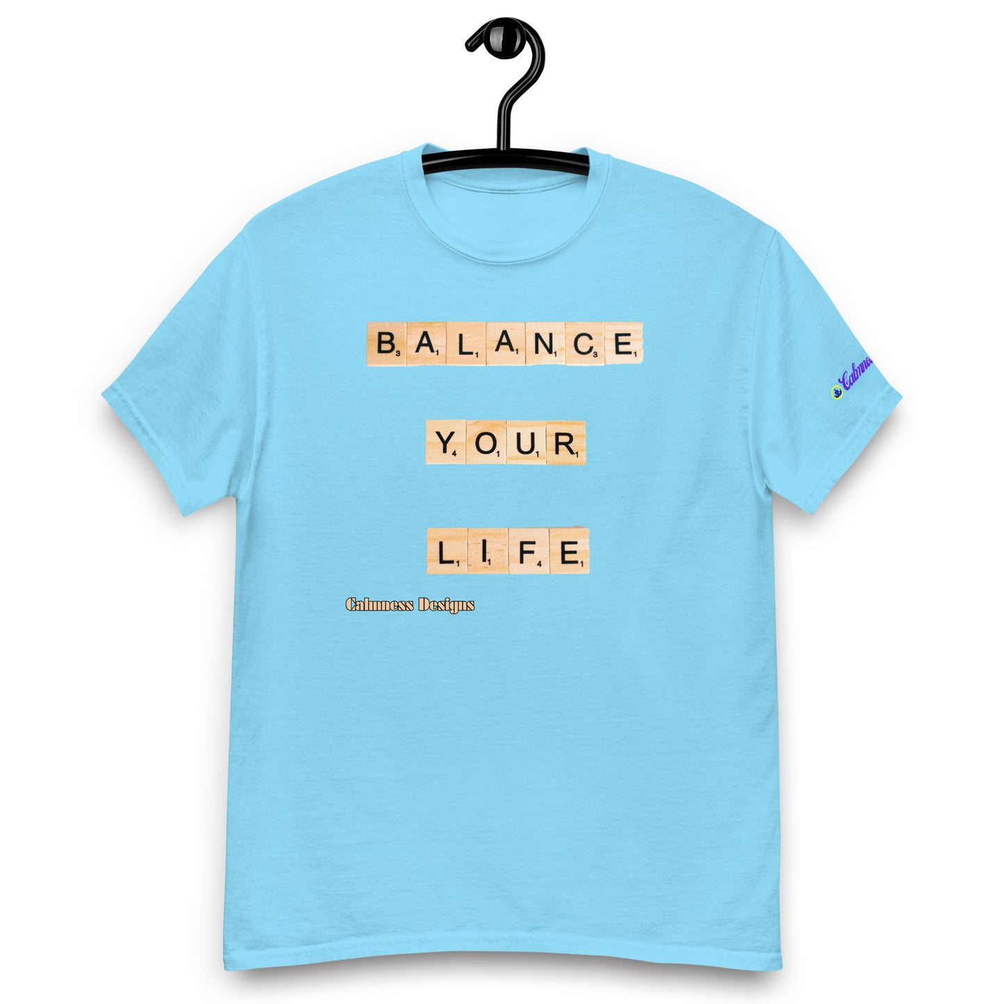BALANCE YOUR LIFE, Calmness Designs, Creative Designs, Men's classic tee