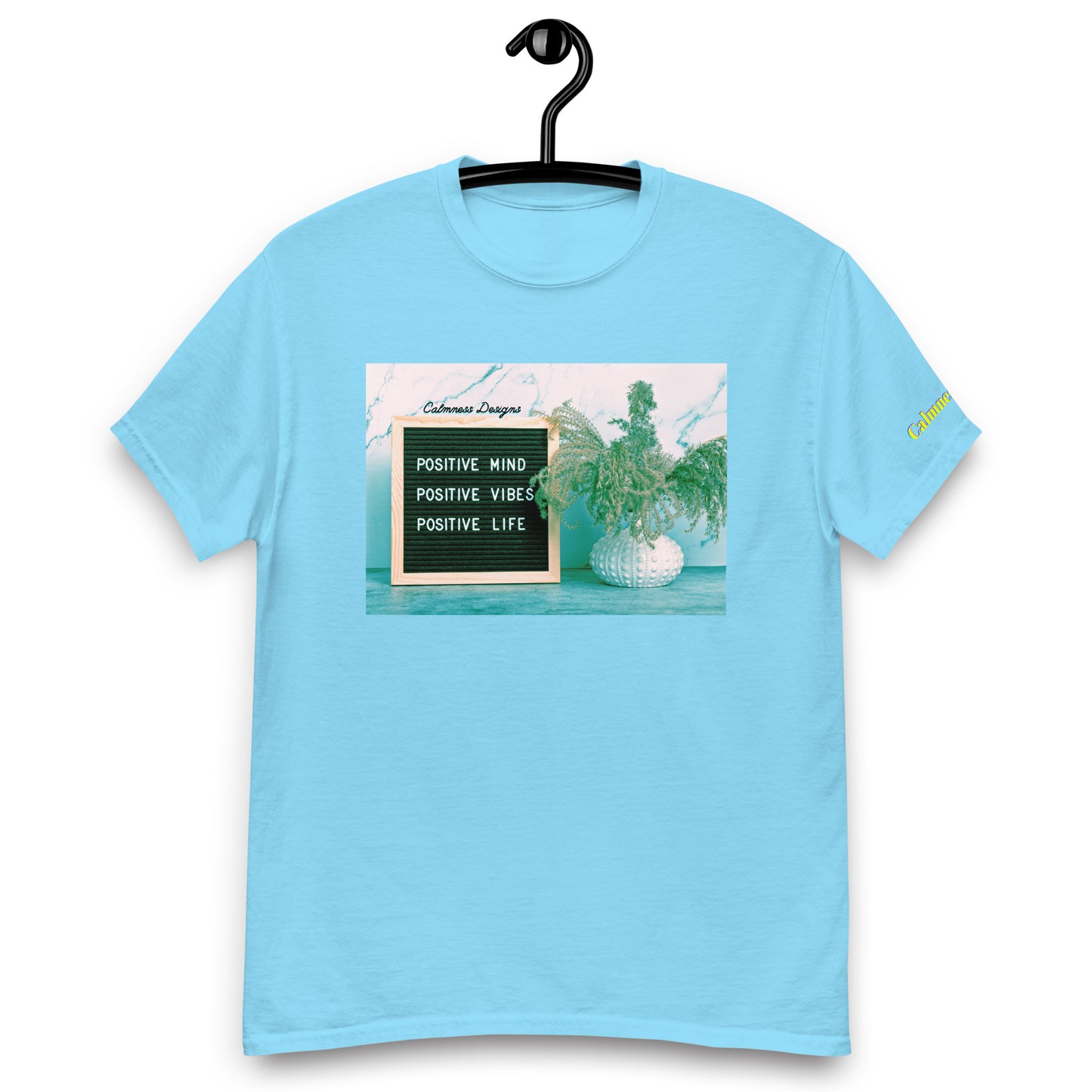 POSITIVE MIND, POSITIVE VIBES, POSITIVE LIFE, Men's classic tee