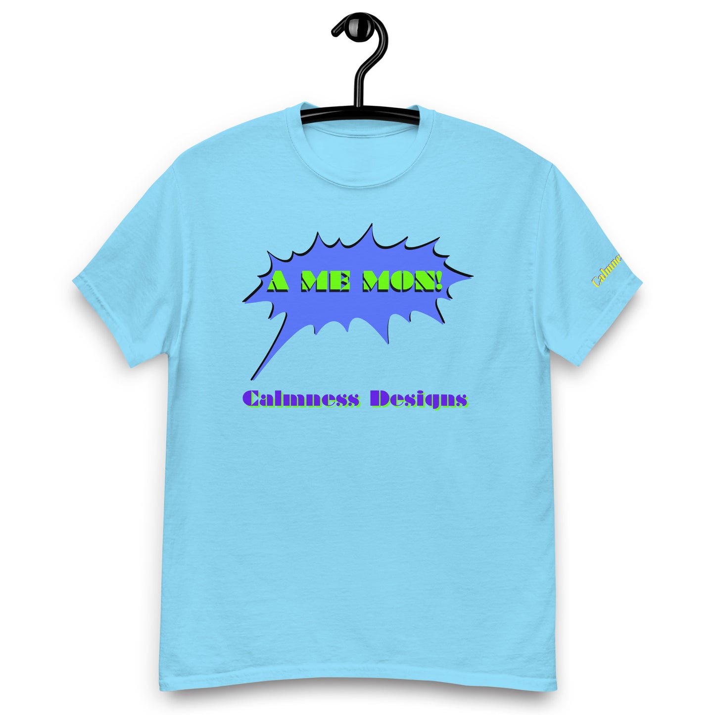 Scream Comic Speech Bubble, A ME MON!, Calmness Designs, Men's classic tee