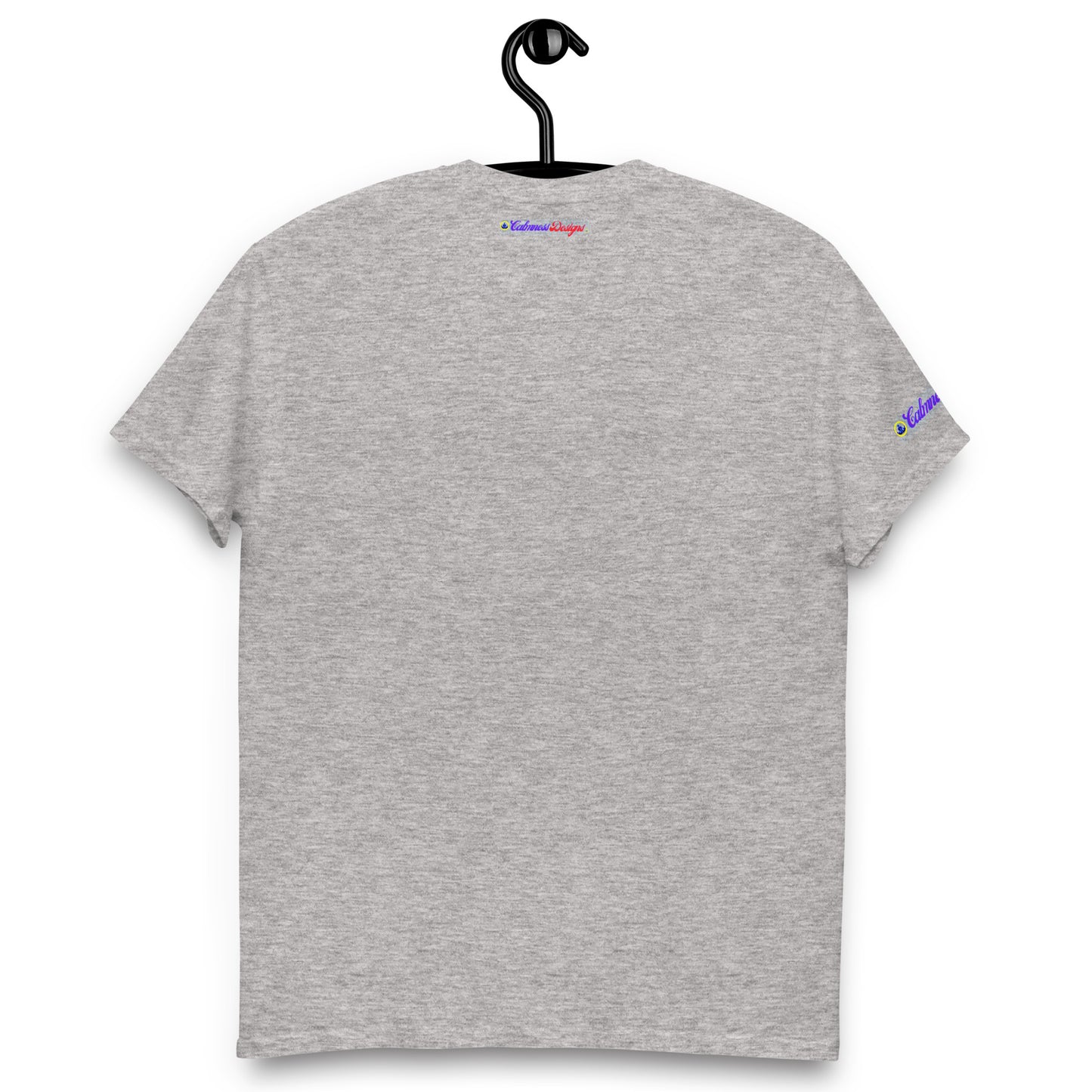Logo CALMNESS DESIGNS, (C D), Calmness Designs, Creative Designs, Men's classic tee