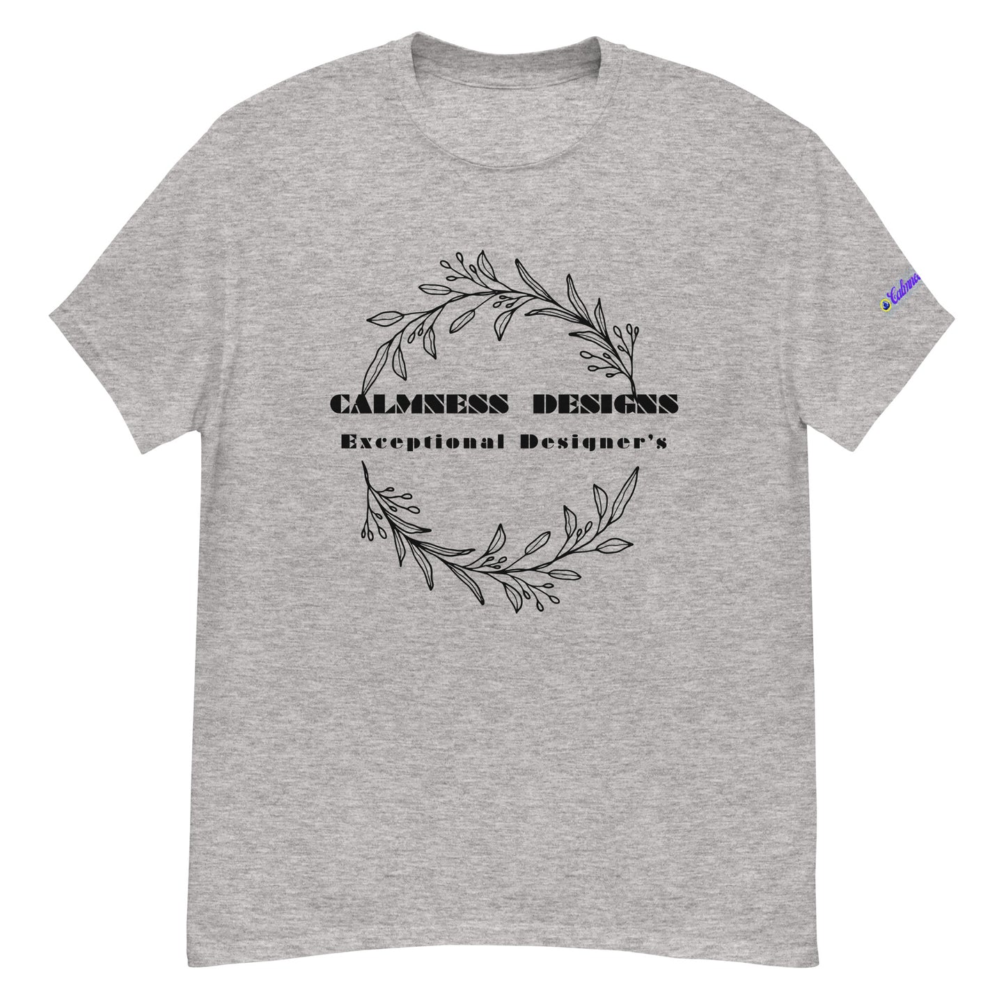 Calmness Designs, (C D) Logo, Creative Designs, Men's classic tee