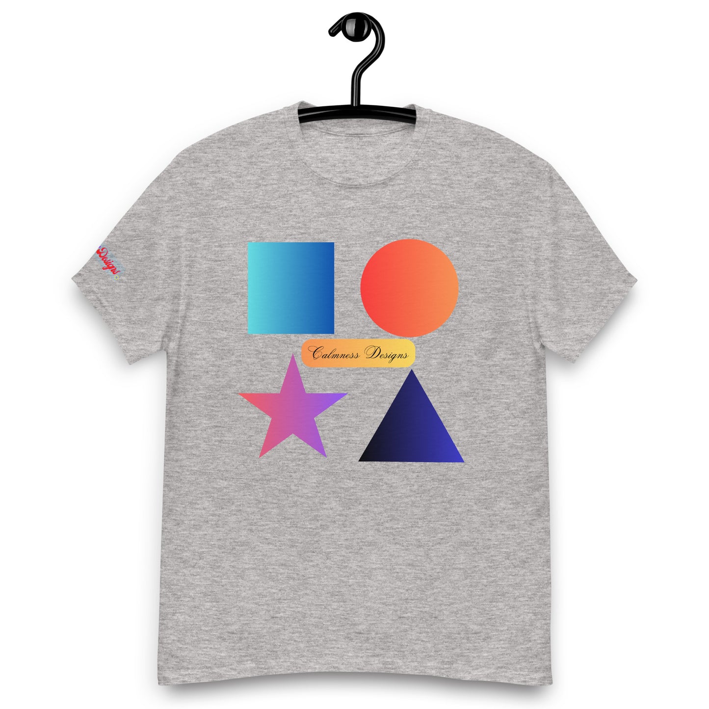Square, Triangle, Circle, Star, Calmness Designs, Creative Designs, Men's classic tee