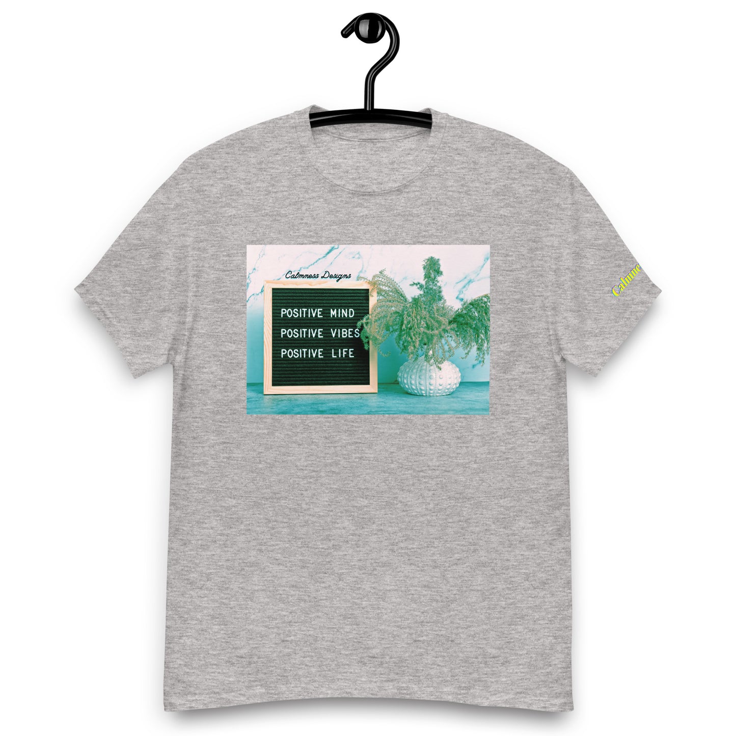 POSITIVE MIND, POSITIVE VIBES, POSITIVE LIFE, Men's classic tee